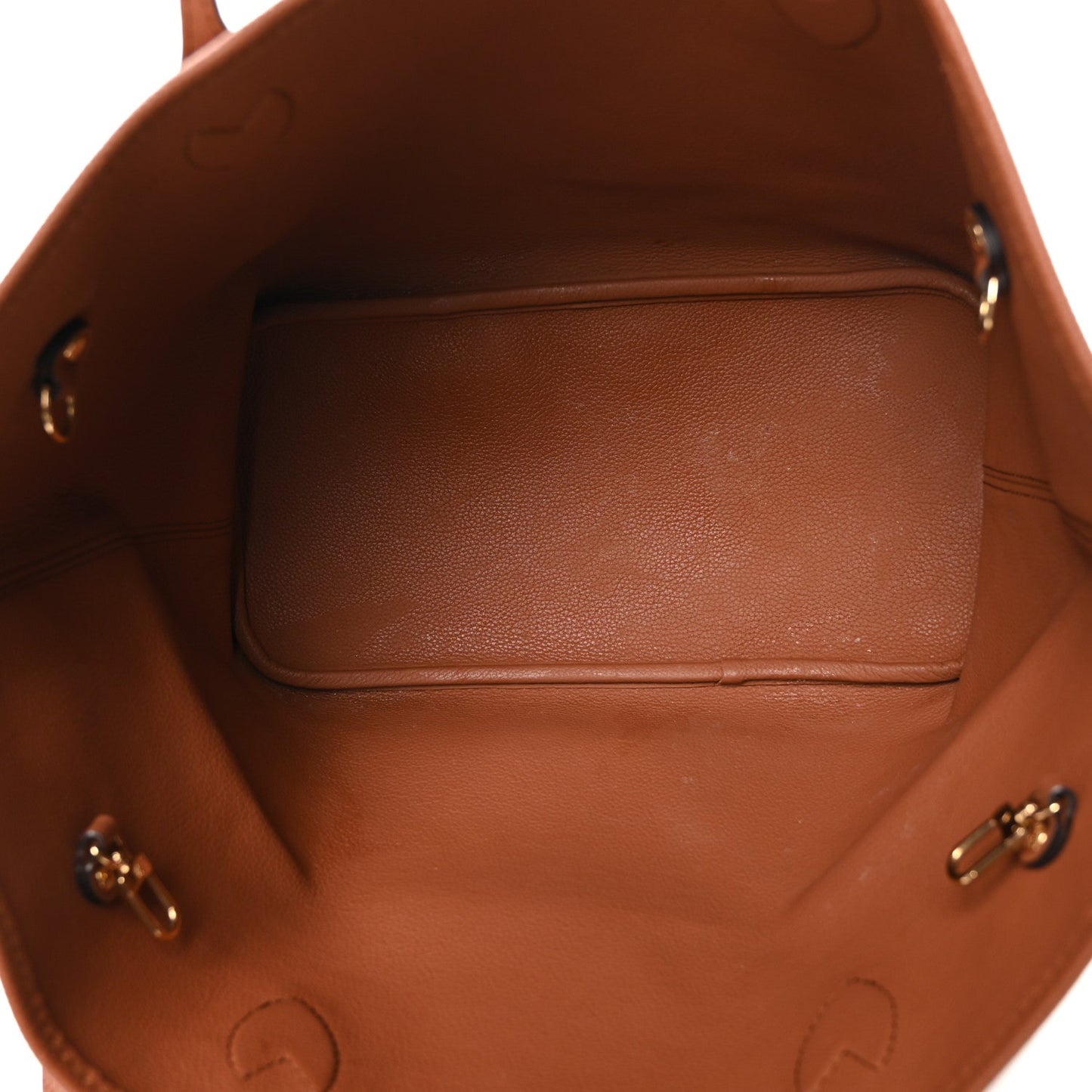 Monogram Calfskin Neo Neverfull Inside Out MM Tan