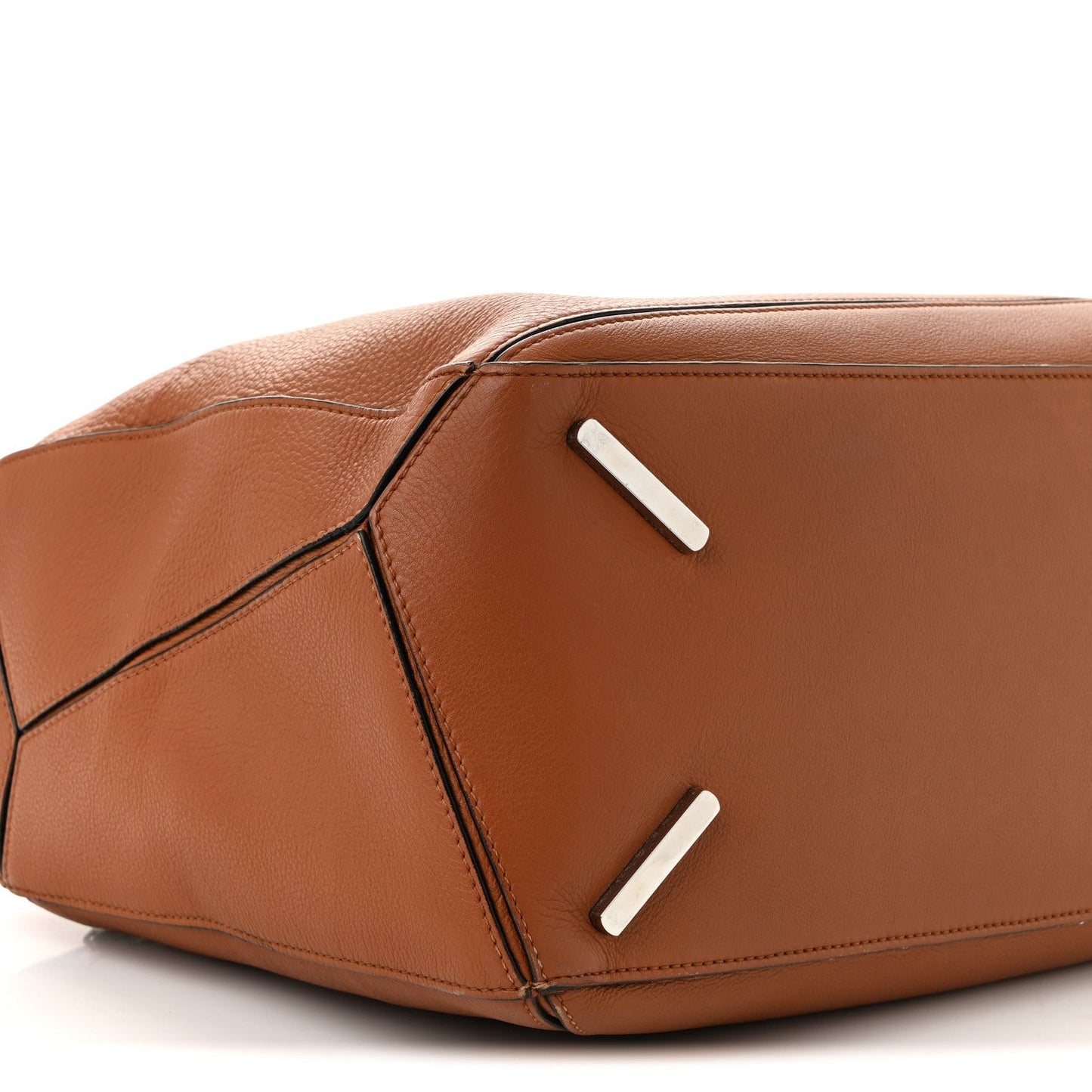 Calfskin Large Puzzle Bag Tan