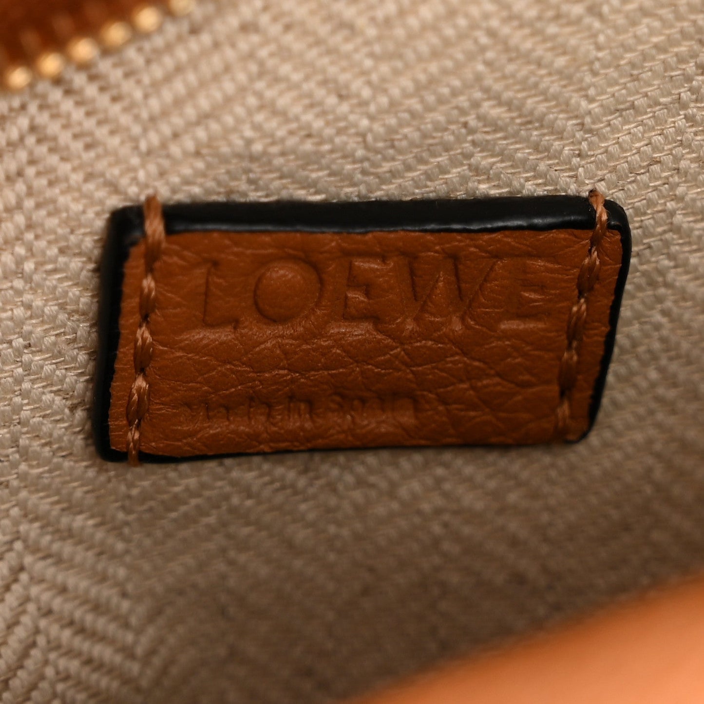 Calfskin Mini Puzzle Bag Tan