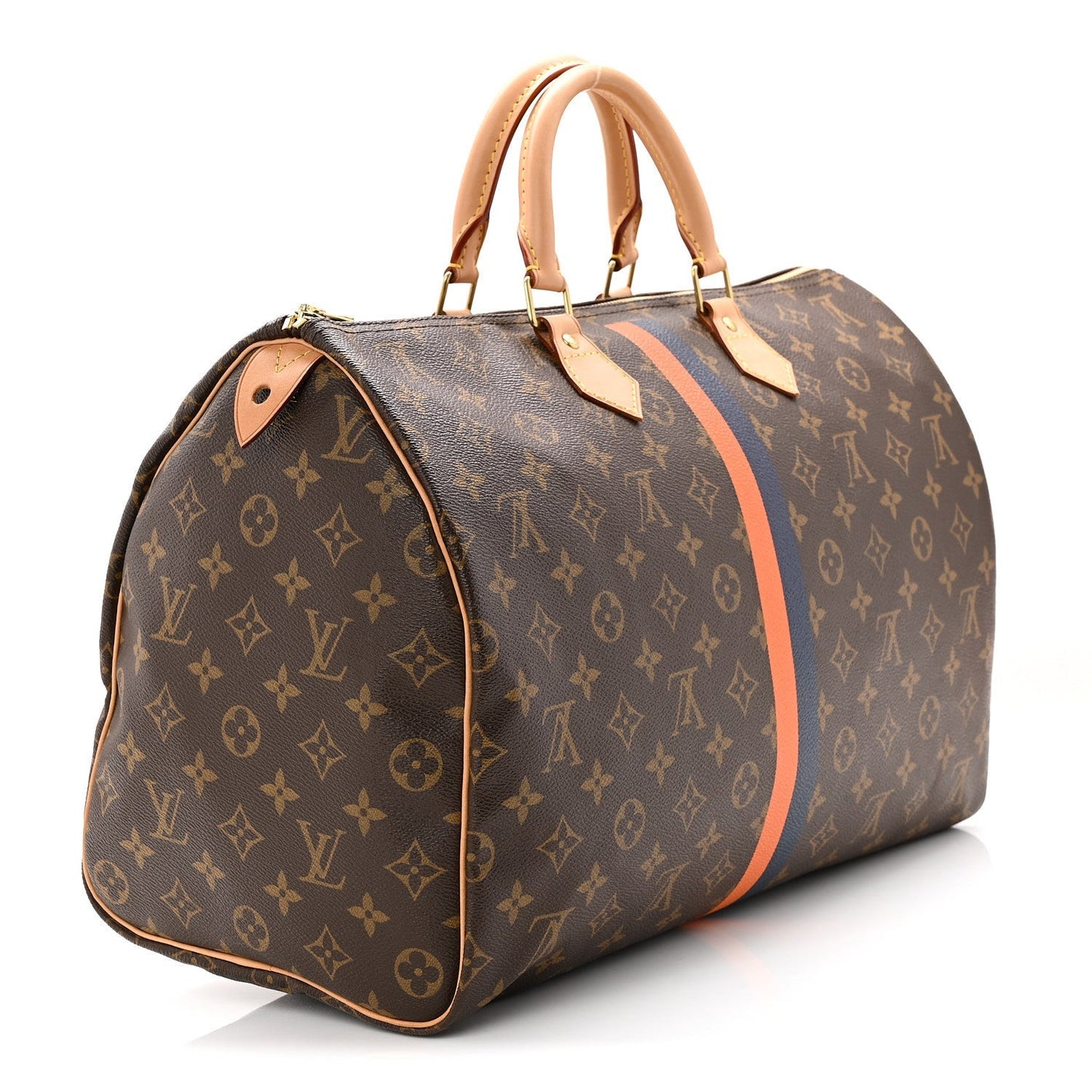 Monogram My LV Heritage Speedy 40 Orange Navy