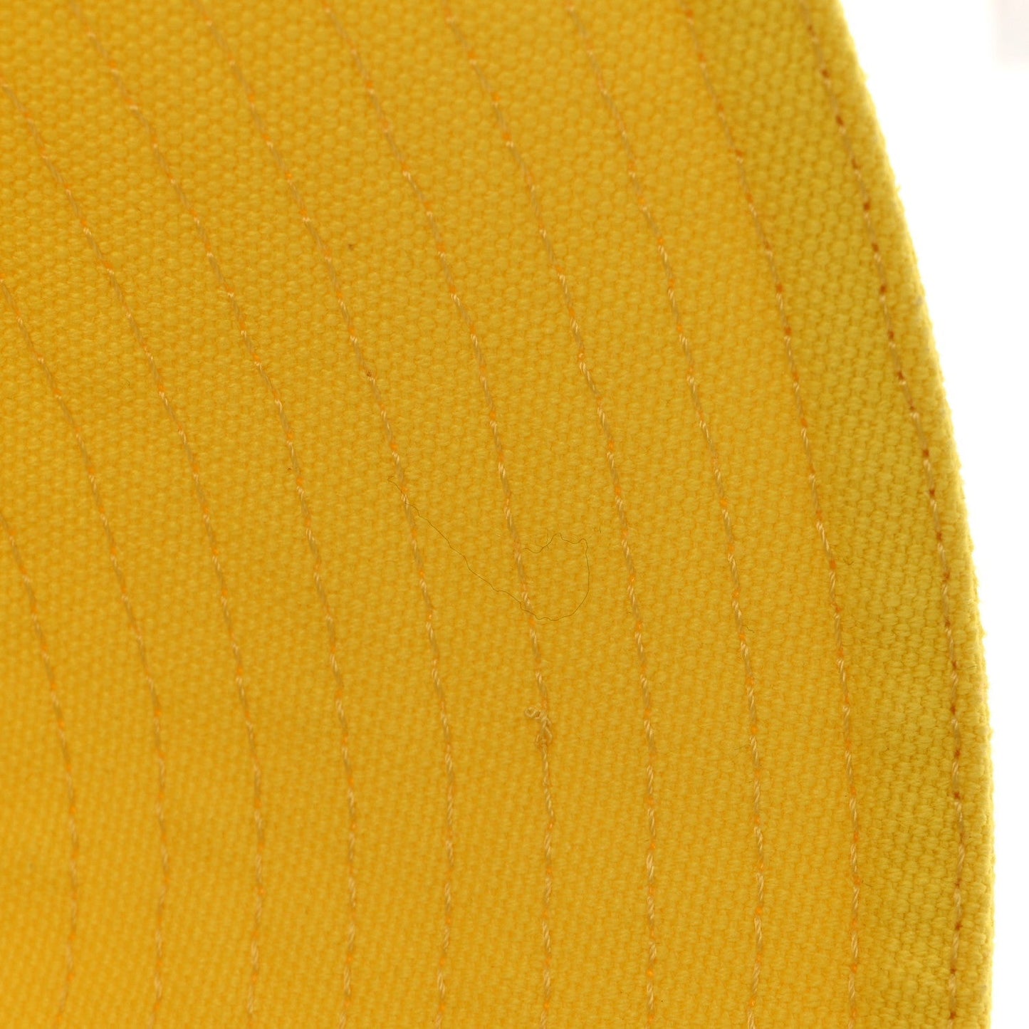 Canvas Calfskin Fisherman Bucket Hat 59 Yellow