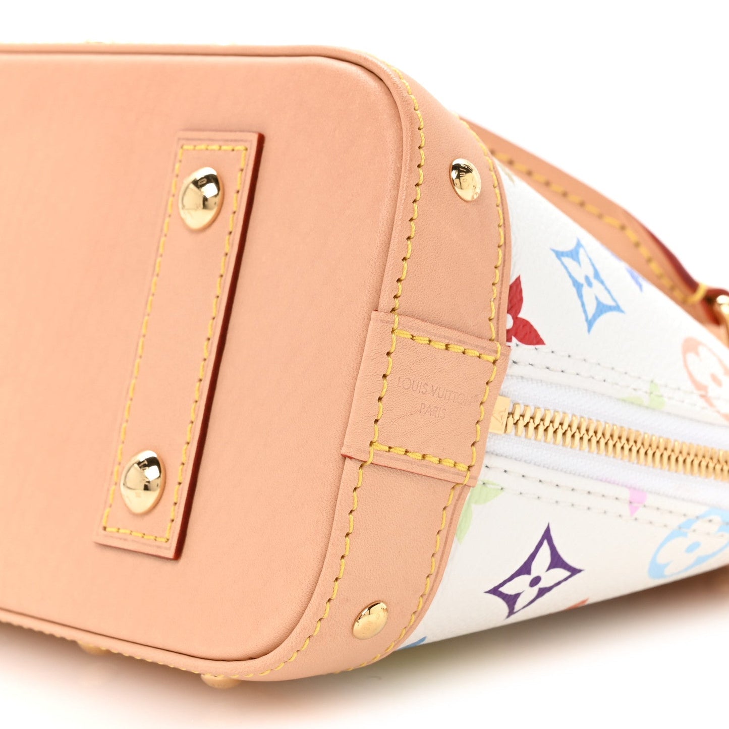 LV x TM Monogram Multicolor Alma BB White