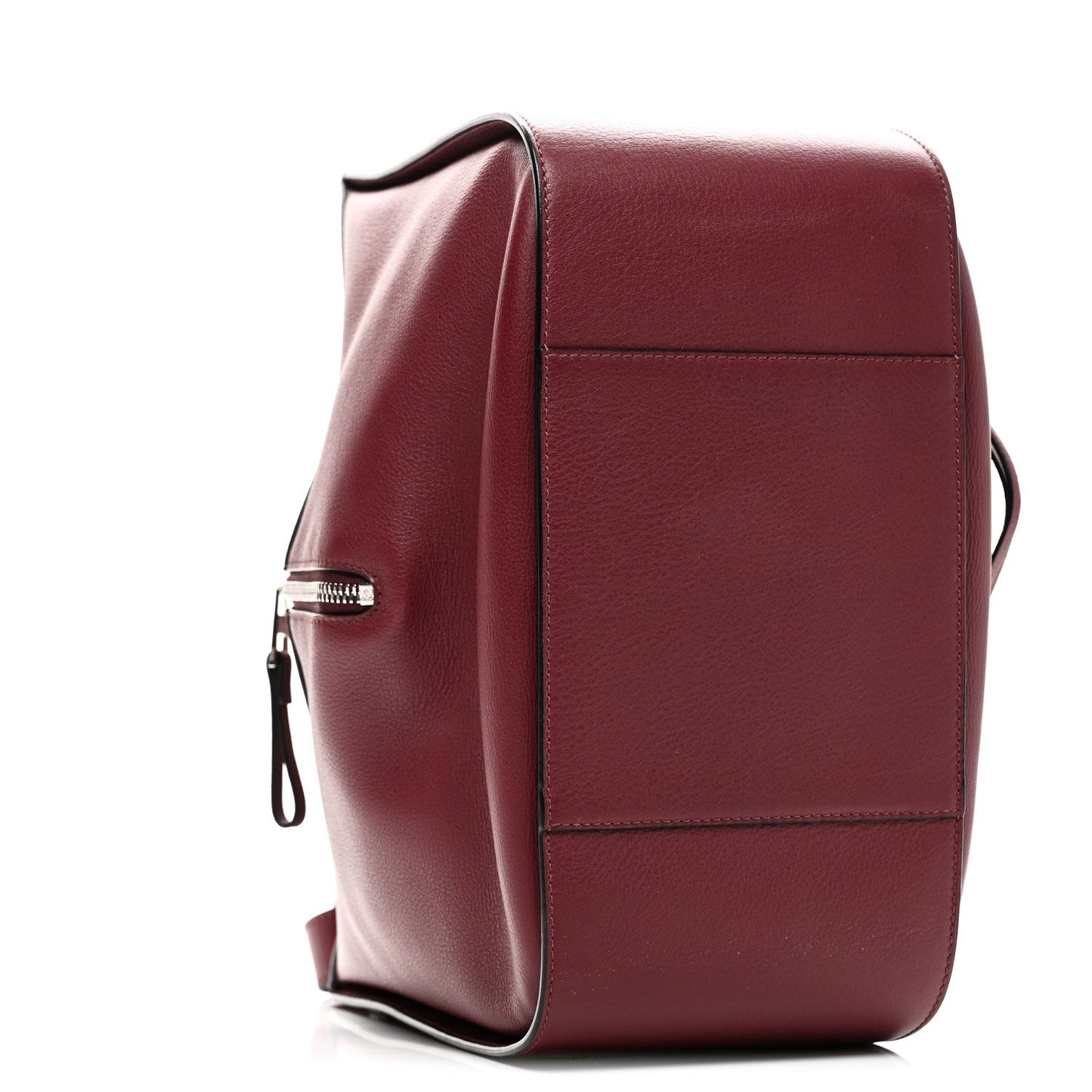 Calfskin Small Hammock Shoulder Bag Dark Red