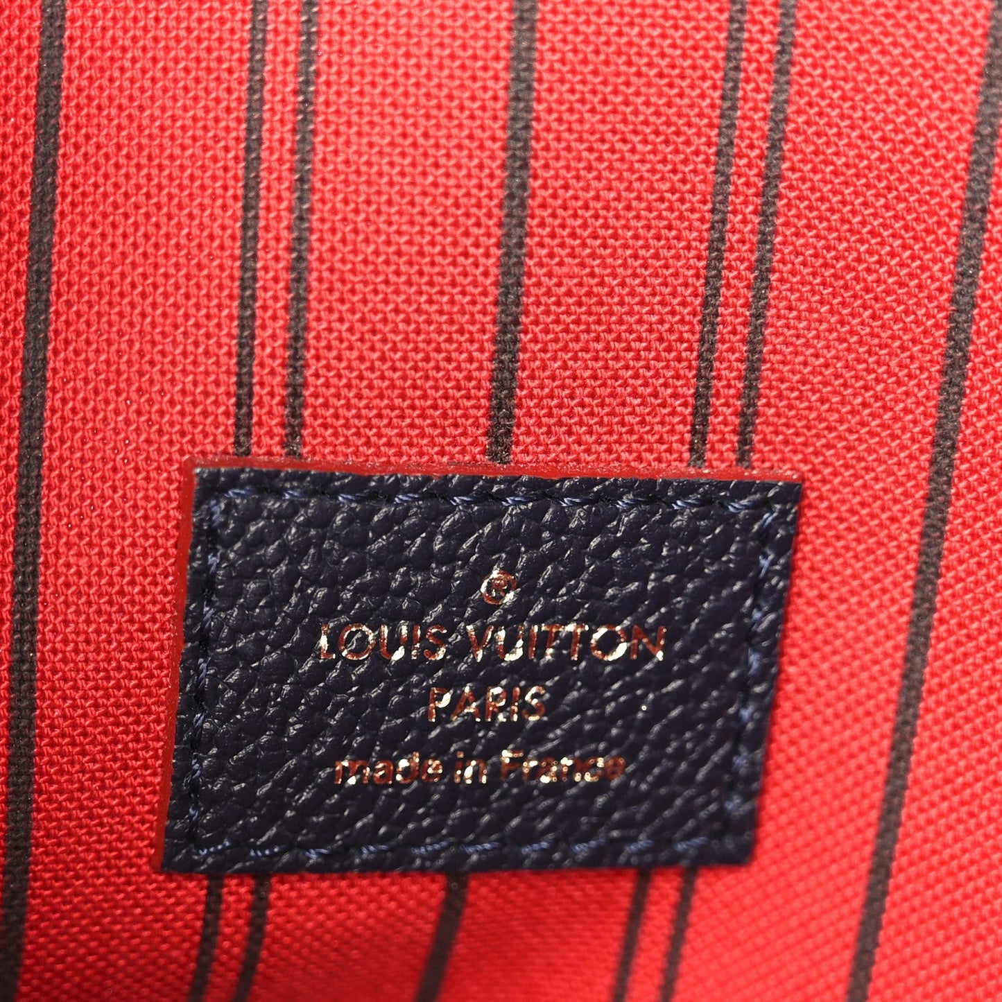 Empreinte Pochette Metis Marine Rouge