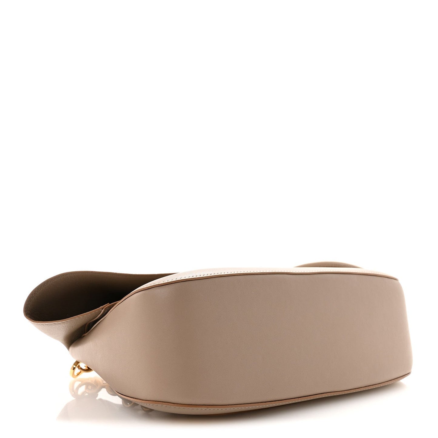 Smooth Calfskin Donut Chain Medium Ola Shoulder Bag Sand