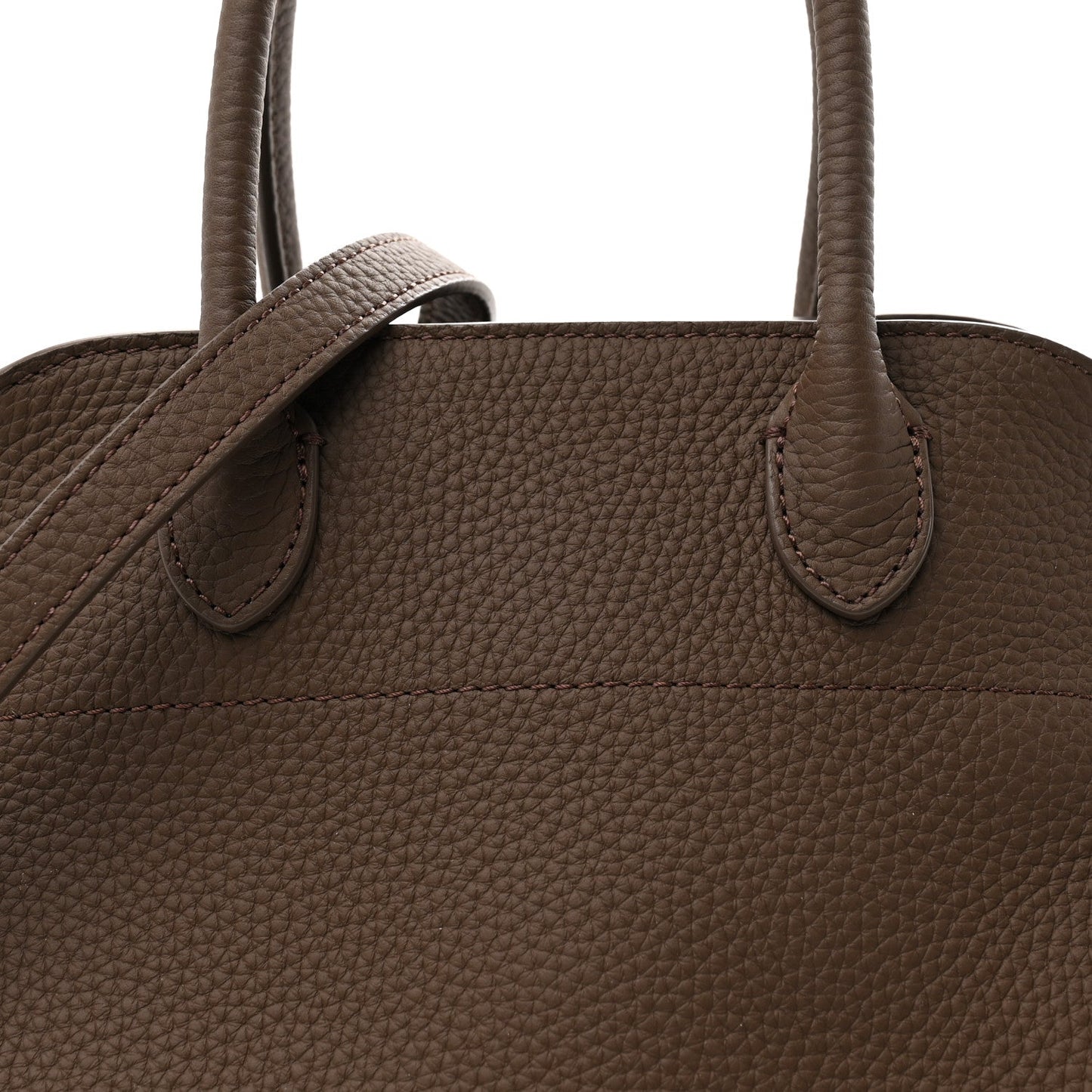 Grained Calfskin Soft Margaux 10 Bag Dark Olive