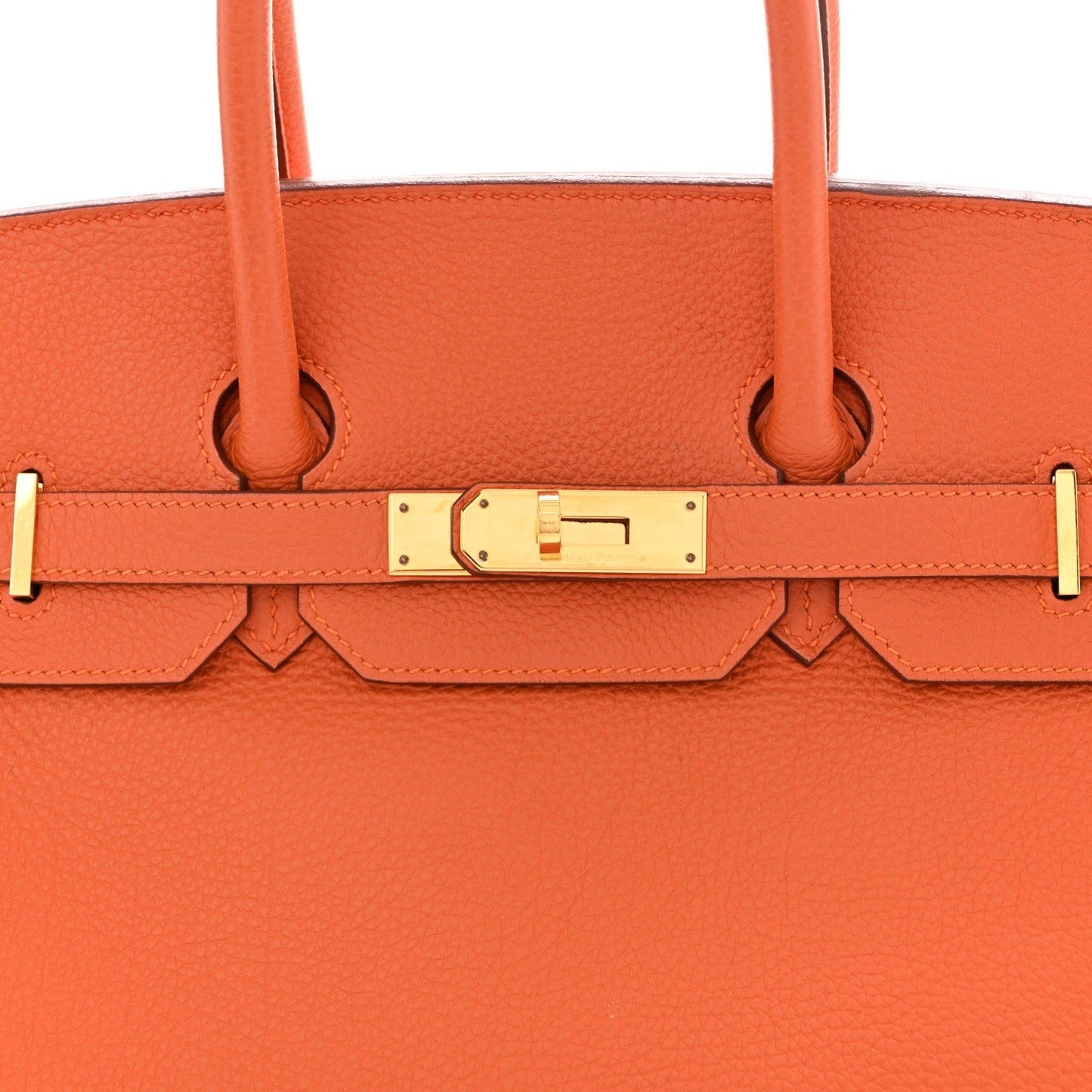 Togo Birkin 35 Orange