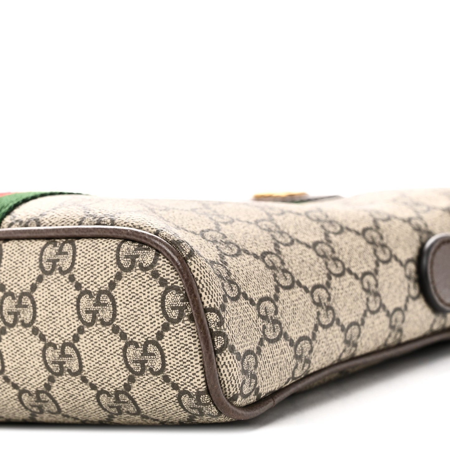 GG Supreme Monogram Web Small Ophidia Slingbag Beige Ebony New Acero