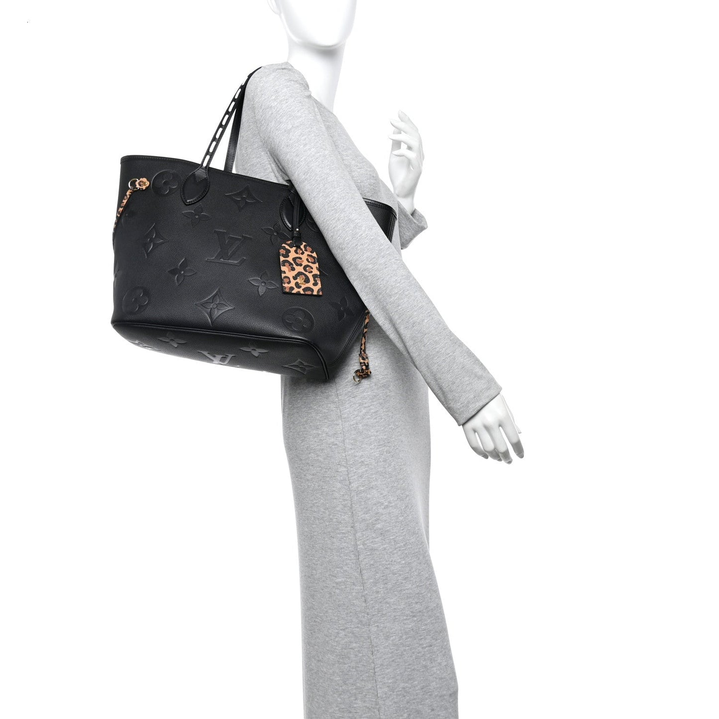 Empreinte Monogram Giant Wild at Heart Neverfull MM Black