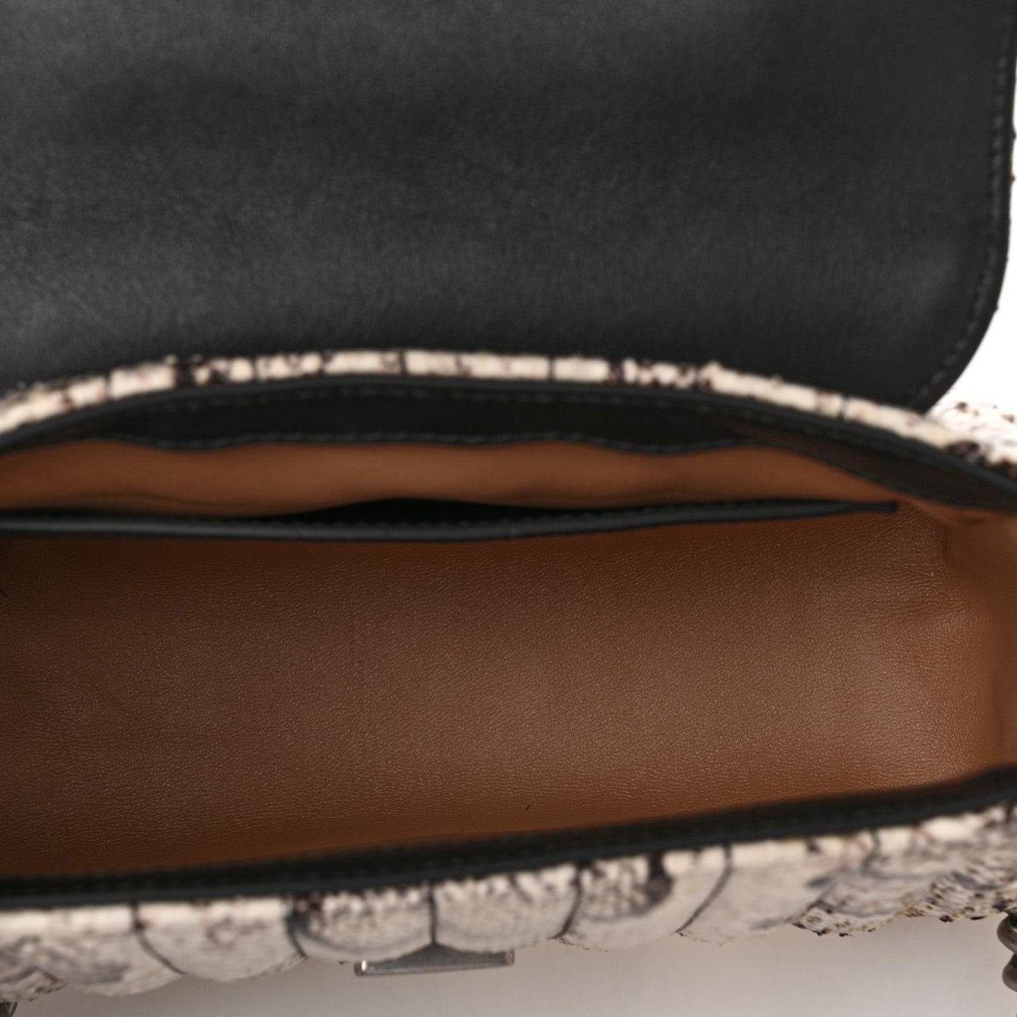 Snakeskin Matelasse Aria Mini GG Marmont Top Handle Shoulder Bag Roccia