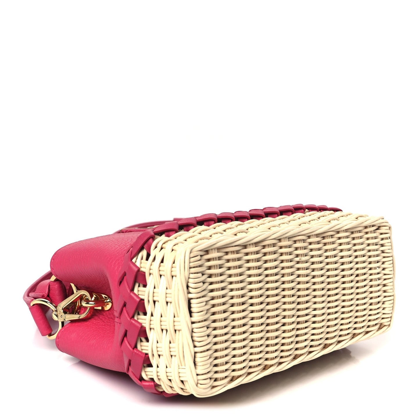 Rattan Taurillon Capucines Mini Magenta