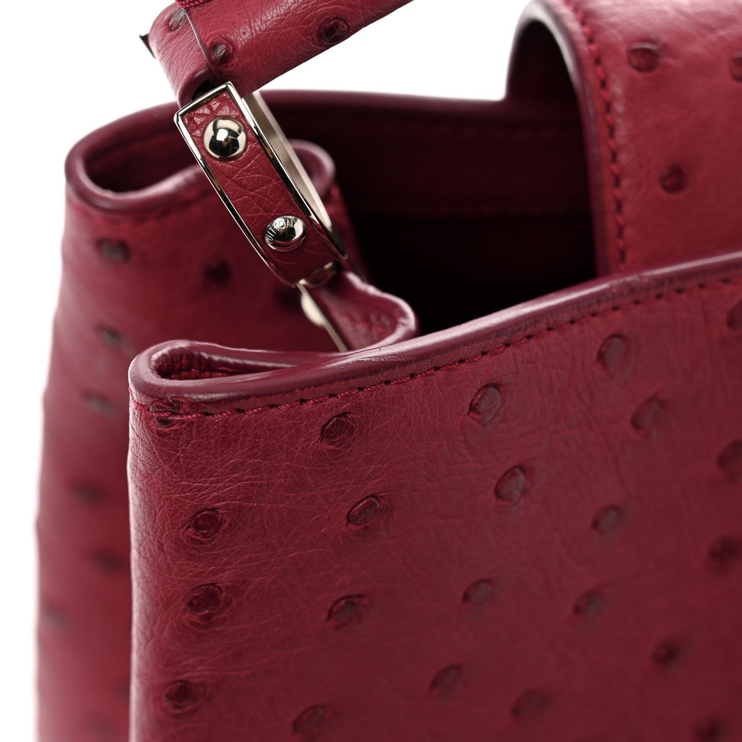Ostrich Capucines MM Fuchsia