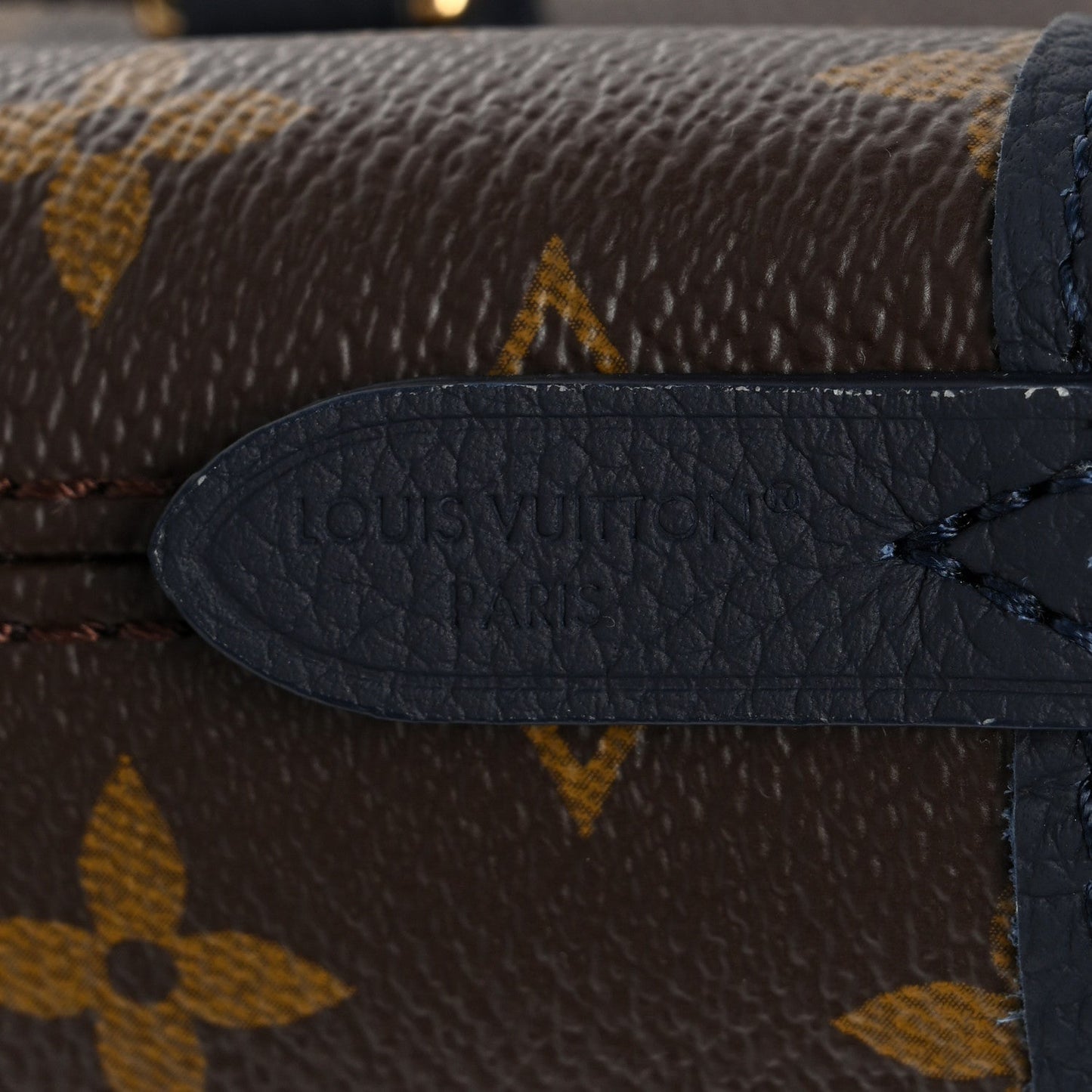 Monogram Calfskin Neo Neverfull Inside Out MM Navy