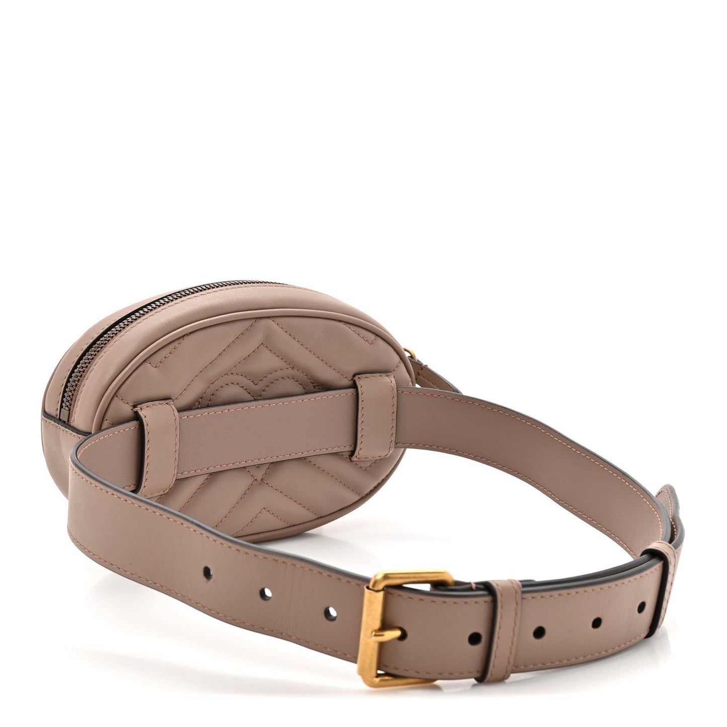 Calfskin Matelasse GG Marmont Belt Bag 75 30 Porcelain Rose