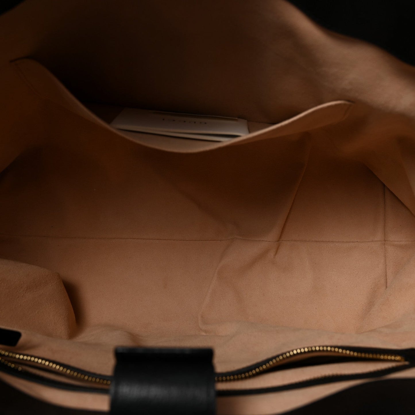 Textured Calfskin Web Medium Ophidia Shopping Tote Black