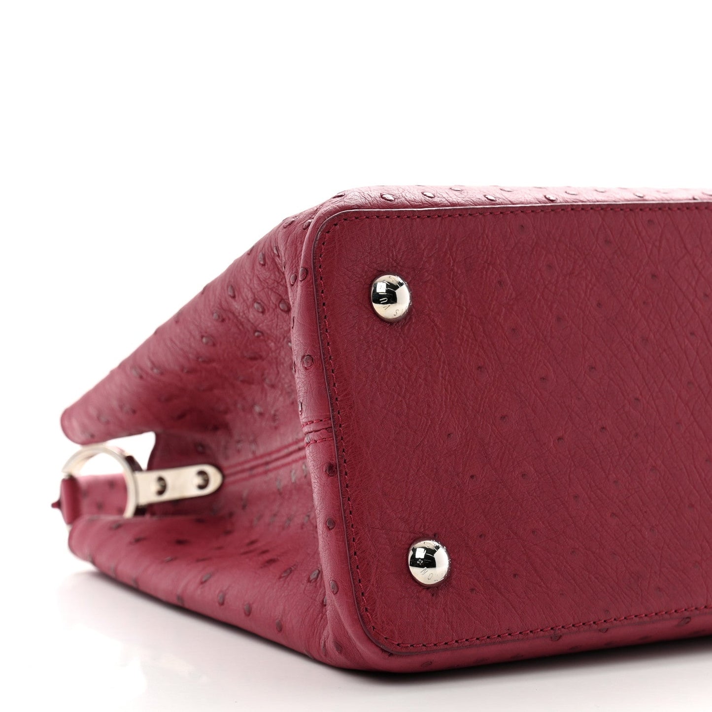 Ostrich Capucines MM Fuchsia