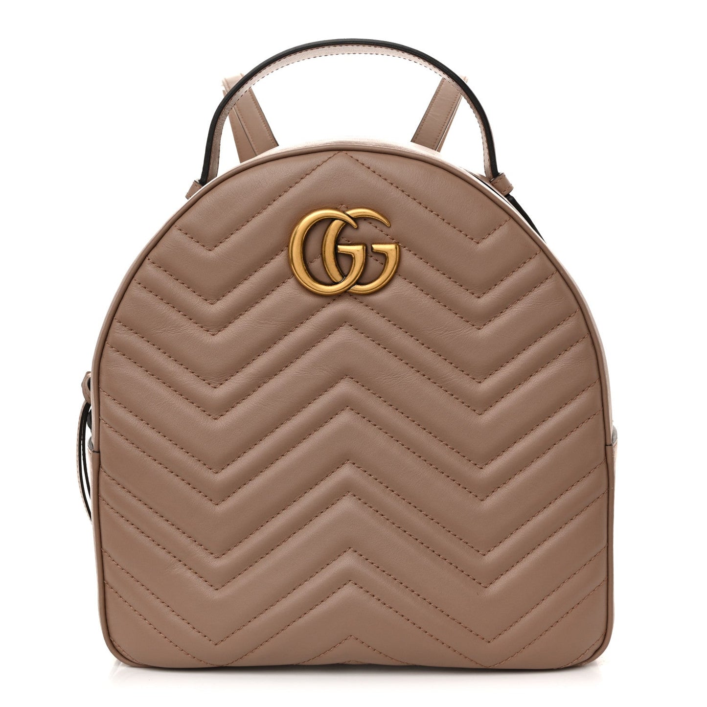Calfskin Matelasse GG Marmont Backpack Porcelain Rose