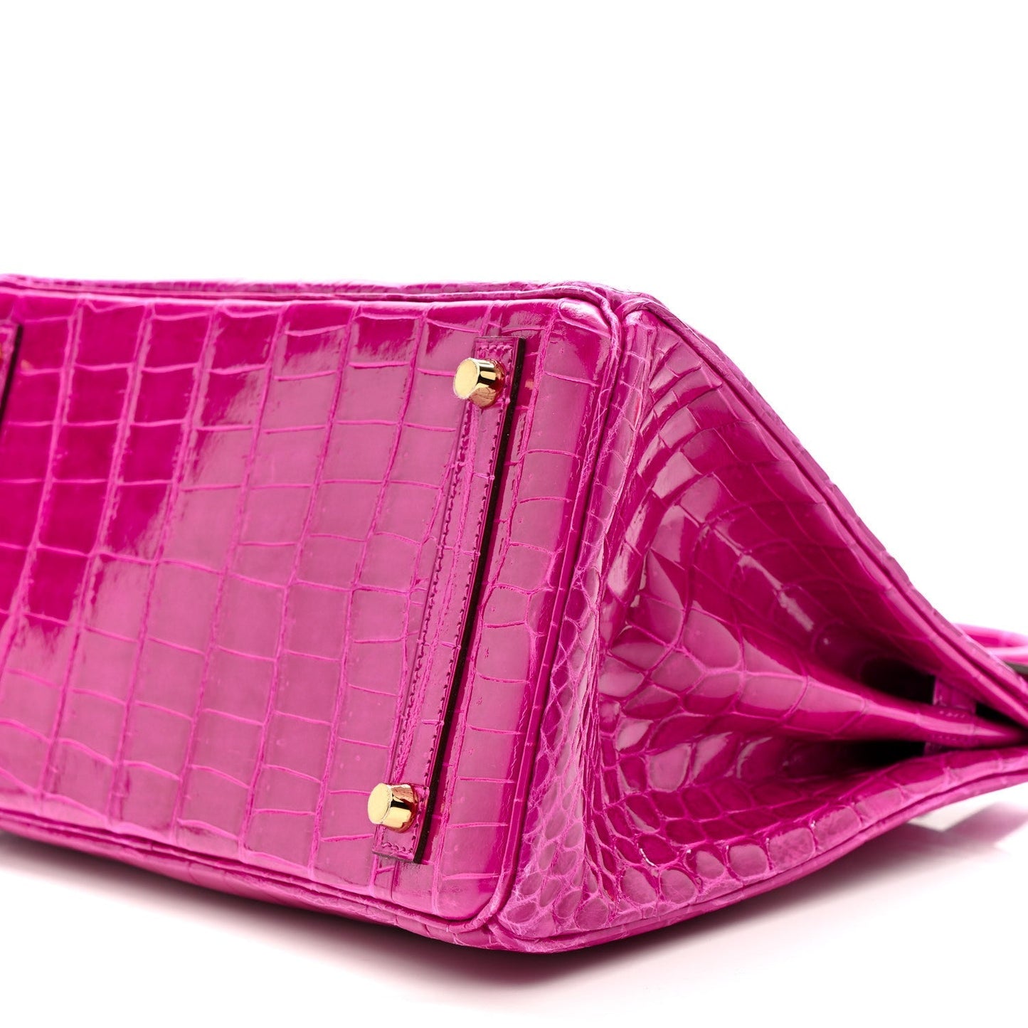 Shiny Niloticus Crocodile Birkin 30 Rose Scheherazade