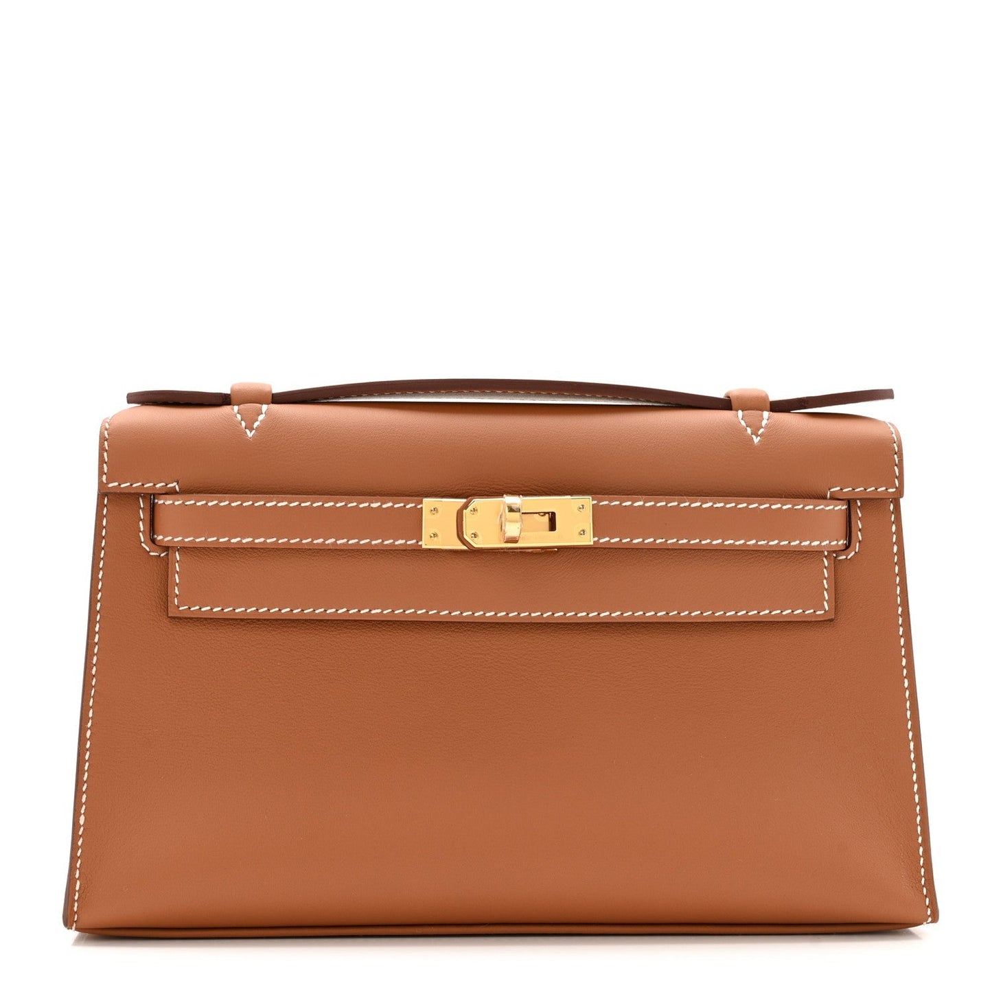 Swift Kelly Pochette Clutch Gold