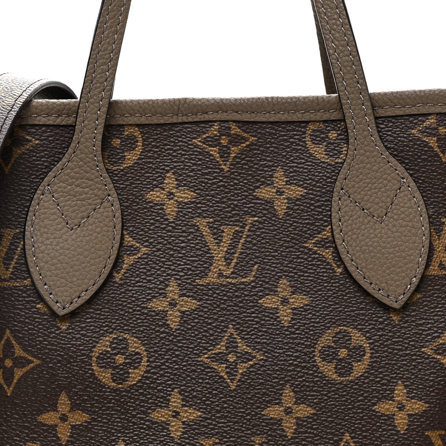 Monogram Neverfull Inside Out Bandouliere BB Dark Fango