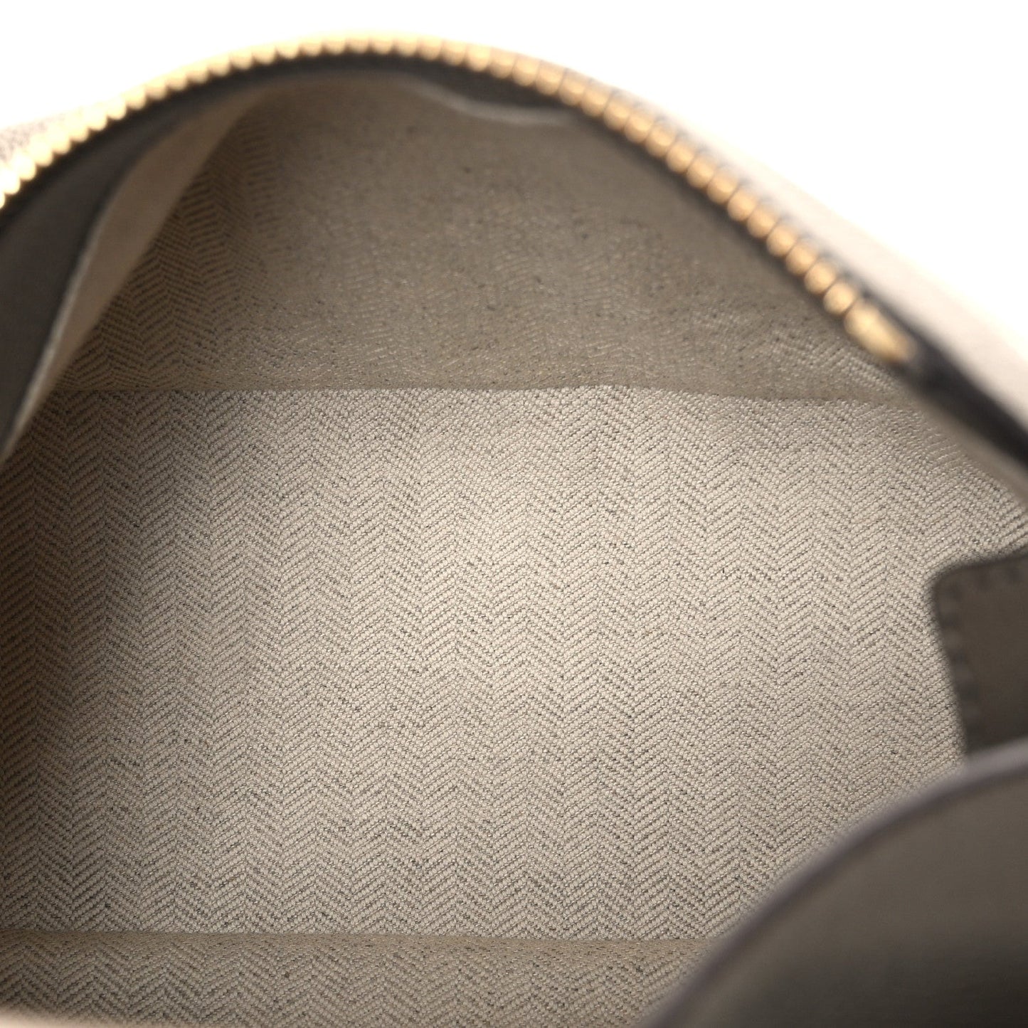 Soft Grained Small Puzzle Edge Bag Taupe