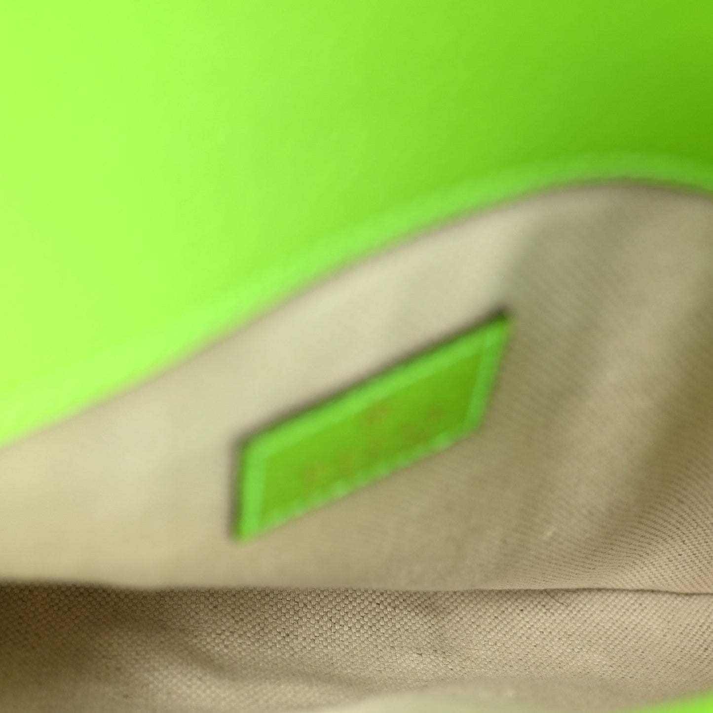 GG Supreme Monogram Web Small Ophidia Belt Bag Beige Ebony Electric Green