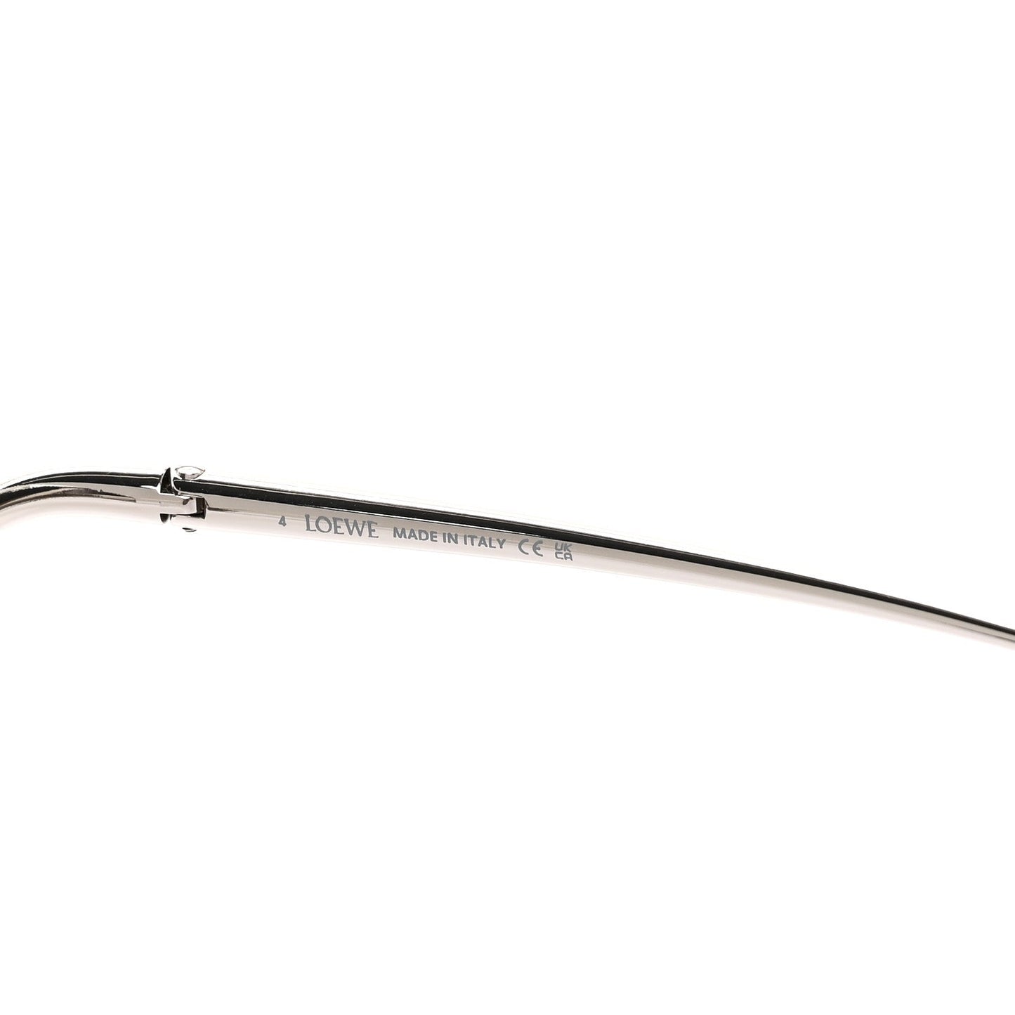 Metal Hillock Aviator Oversized Sunglasses LW40180U Silver