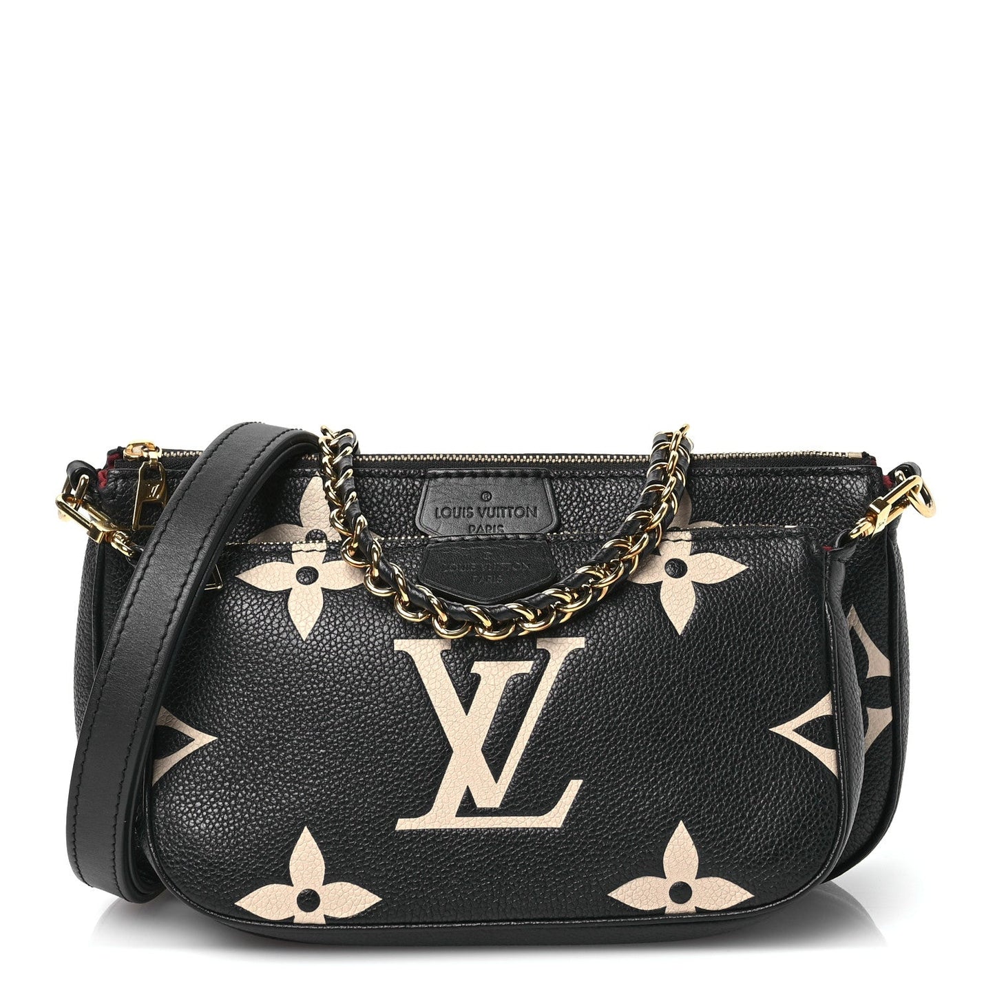 Empreinte Monogram Giant Multi Pochette Accessories Black Beige