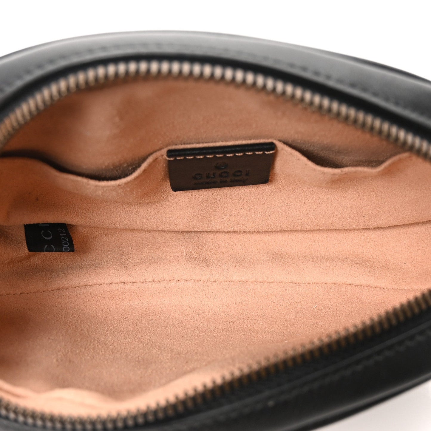 Calfskin Matelasse GG Marmont Belt Bag 95 38 Black