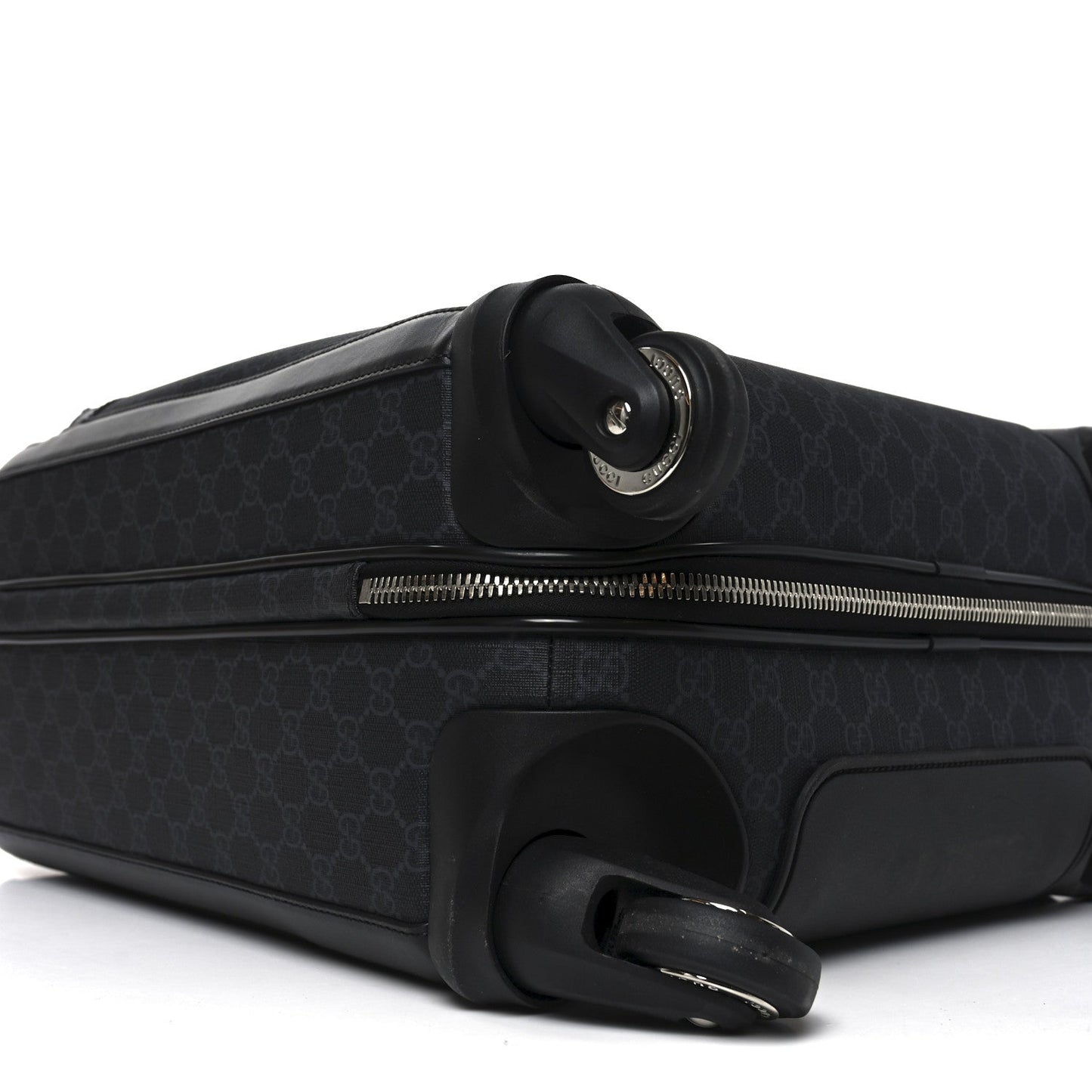 GG Supreme Monogram Calfskin Cabin Trolley Black