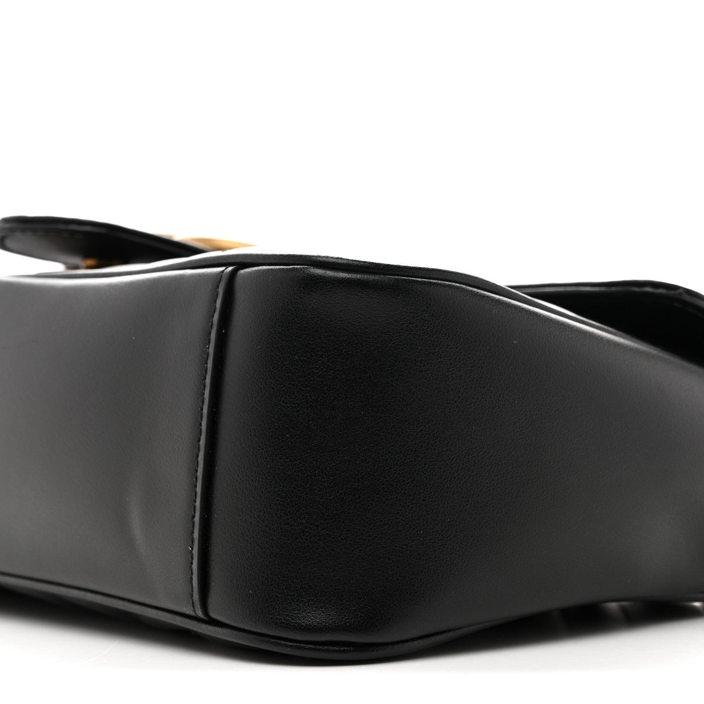 Calfskin Matelasse Small GG Marmont Shoulder Bag Black