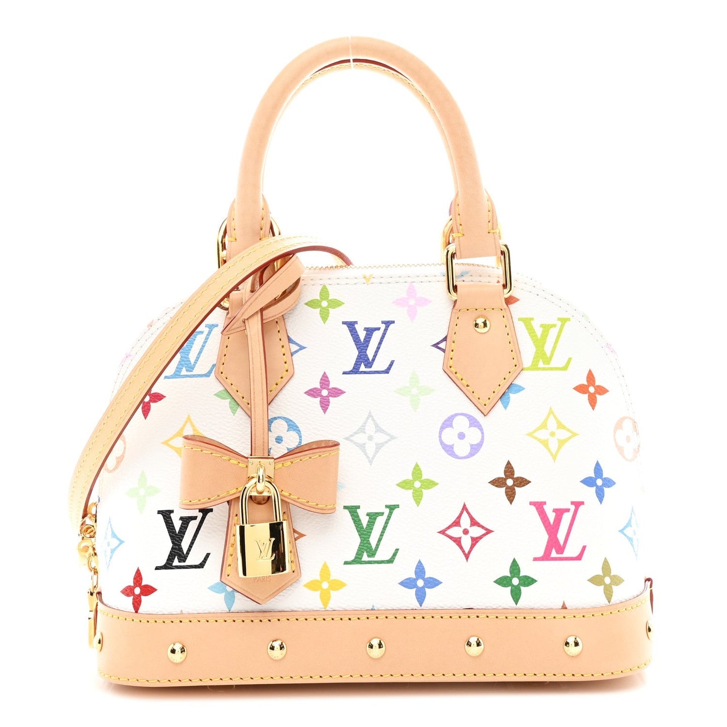 LV X TM Monogram Multicolor Alma BB White