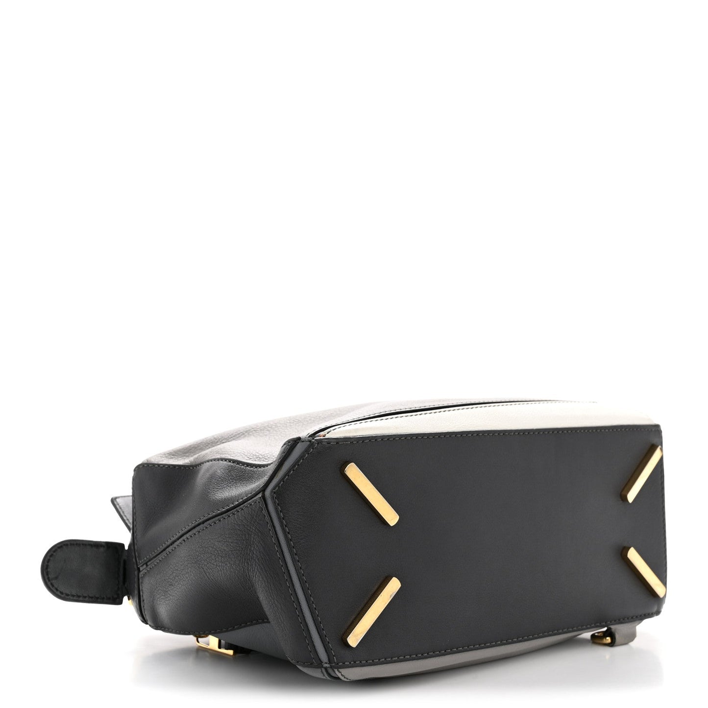 Calfskin Small Puzzle Bag Grey Multitone
