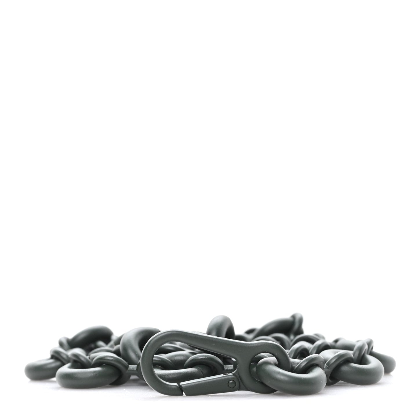 Brass Monochrome Donut Chain Shoulder Strap Olive Green