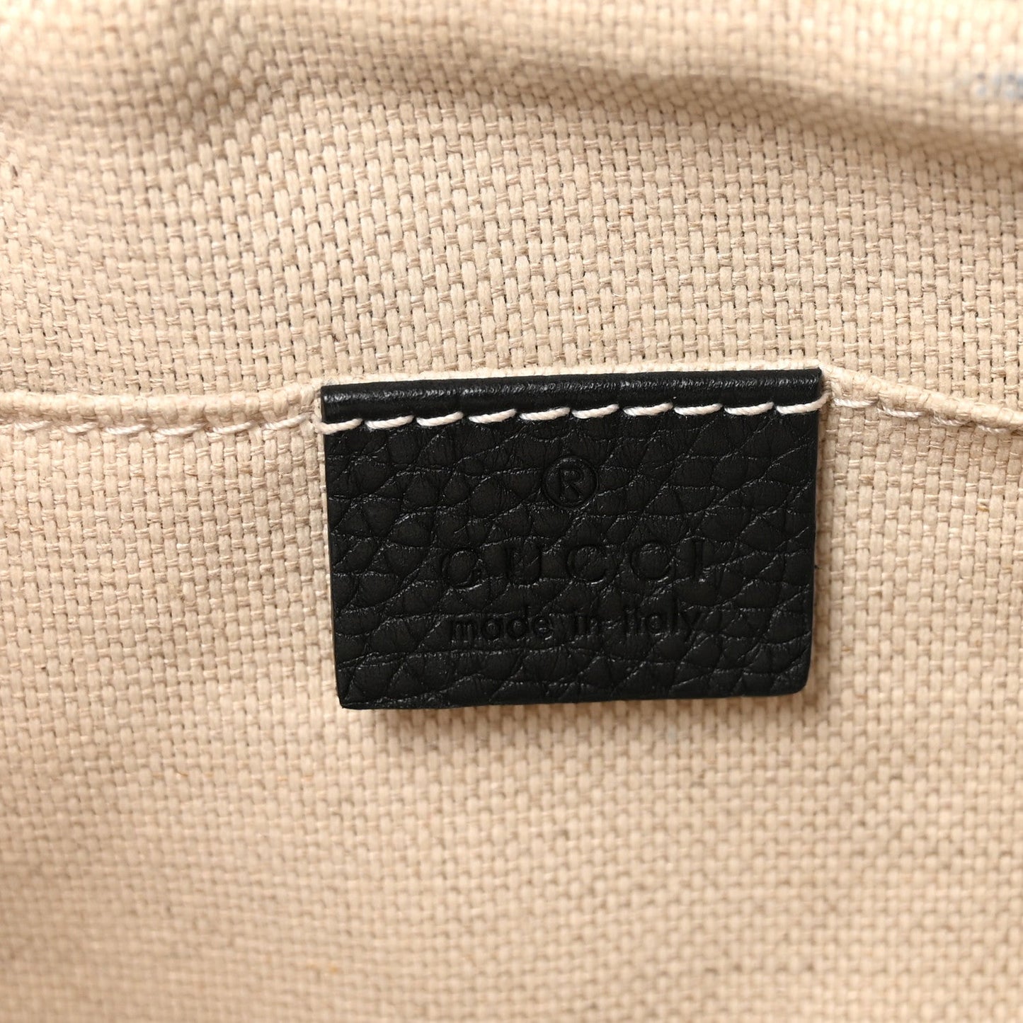 Pebbled Calfskin Small Soho Disco Bag Black