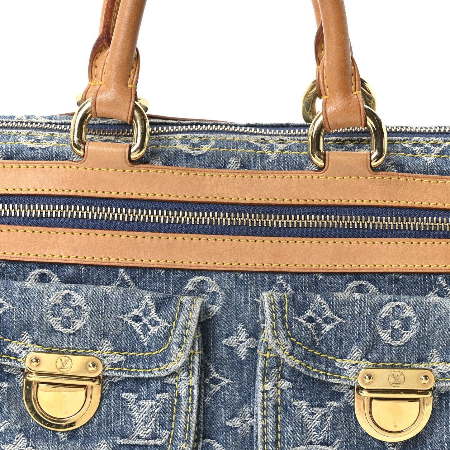 Monogram Denim Neo Speedy Blue