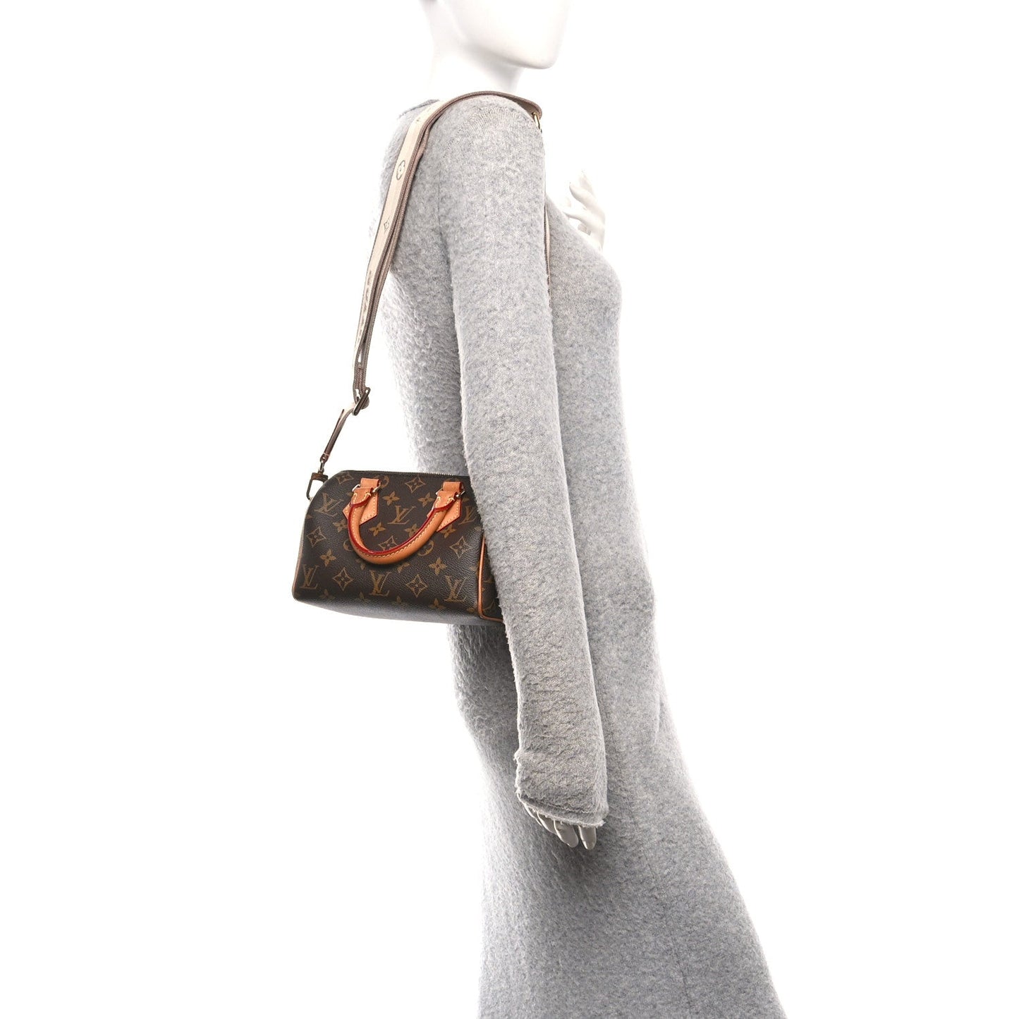 Monogram Speedy Bandouliere 20 Beige