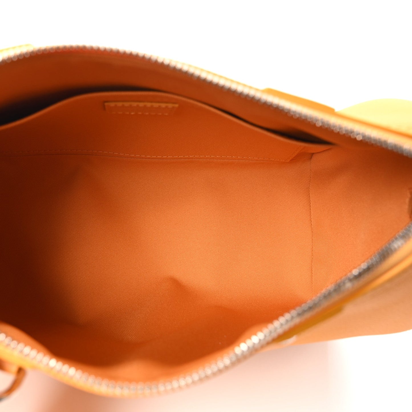 Grained Calfskin Aerogram City Keepall Safran Yellow