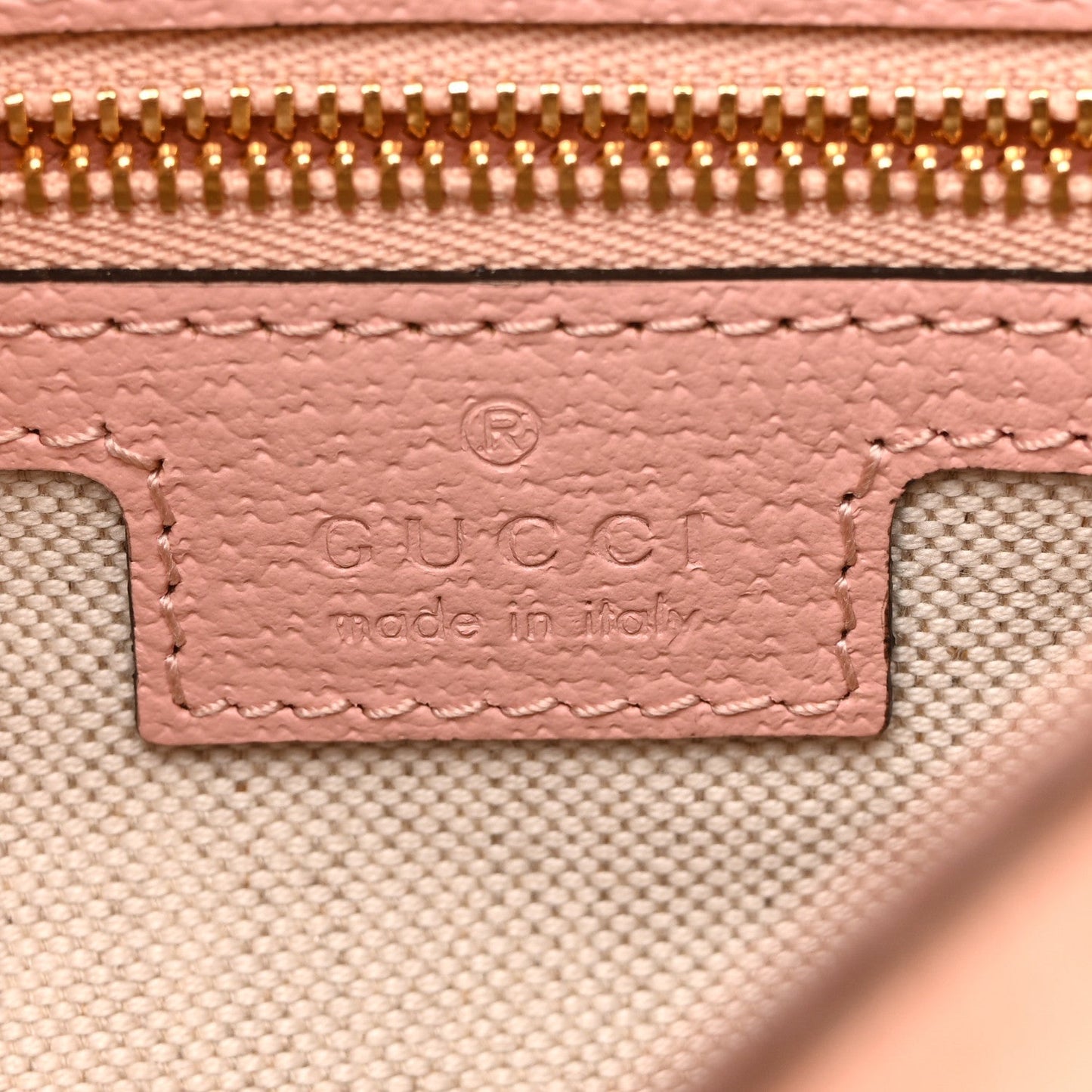 GG Supreme Monogram Textured Calfskin Web Super Mini Ophidia Shoulder Bag Pink