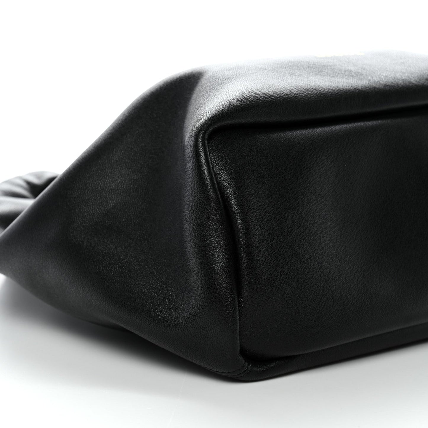 Mellow Nappa Small Monochrome Squeeze Bag Black