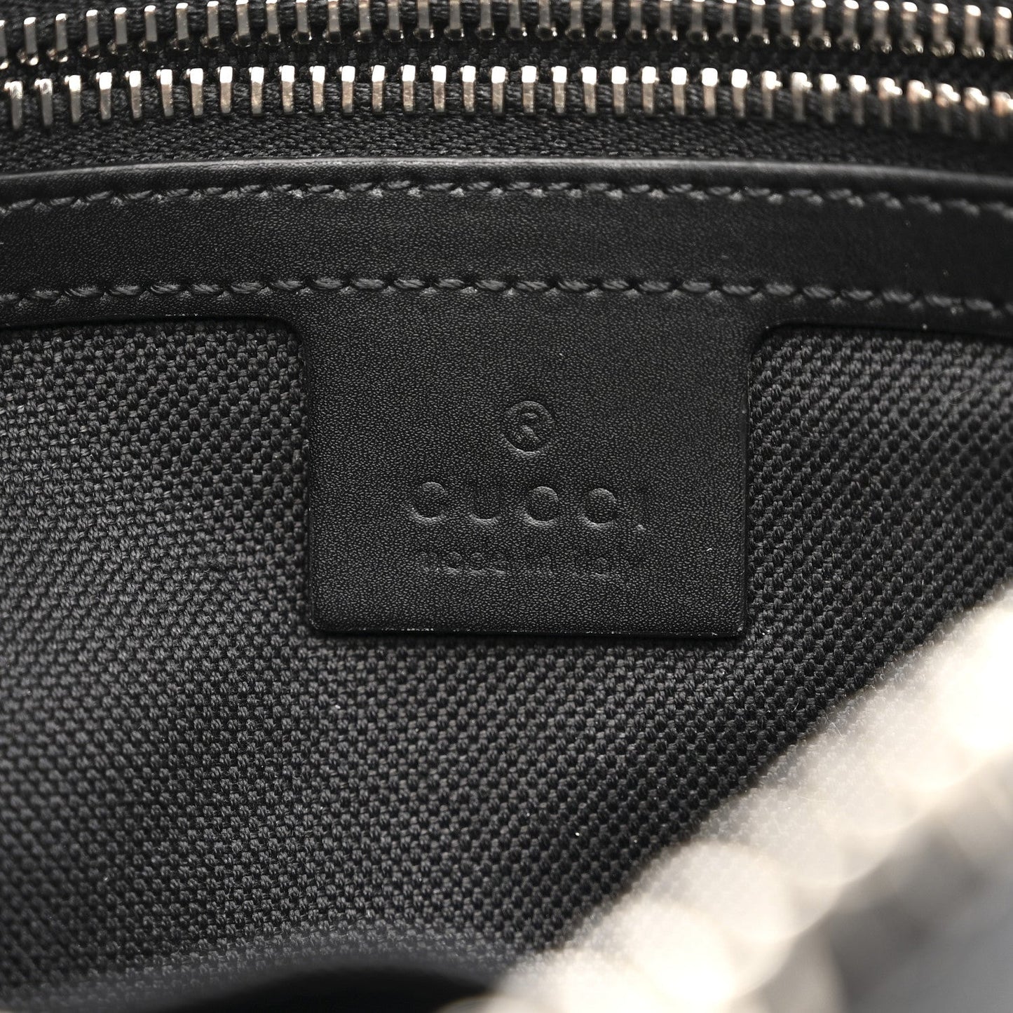Soft GG Supreme Monogram Web Belt Bag Black Grey