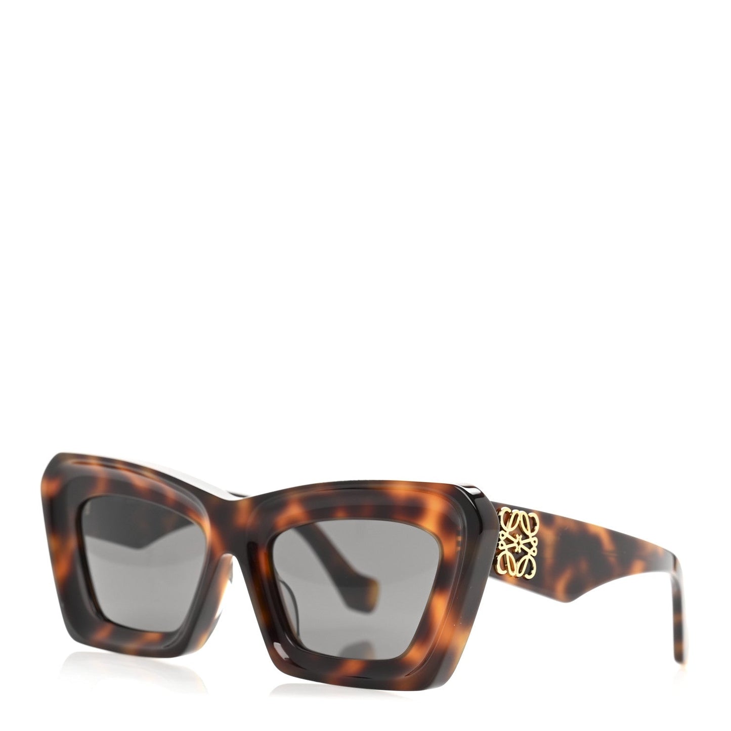 Acetate Anagram Cat Eye Sunglasses LW40145F Havana