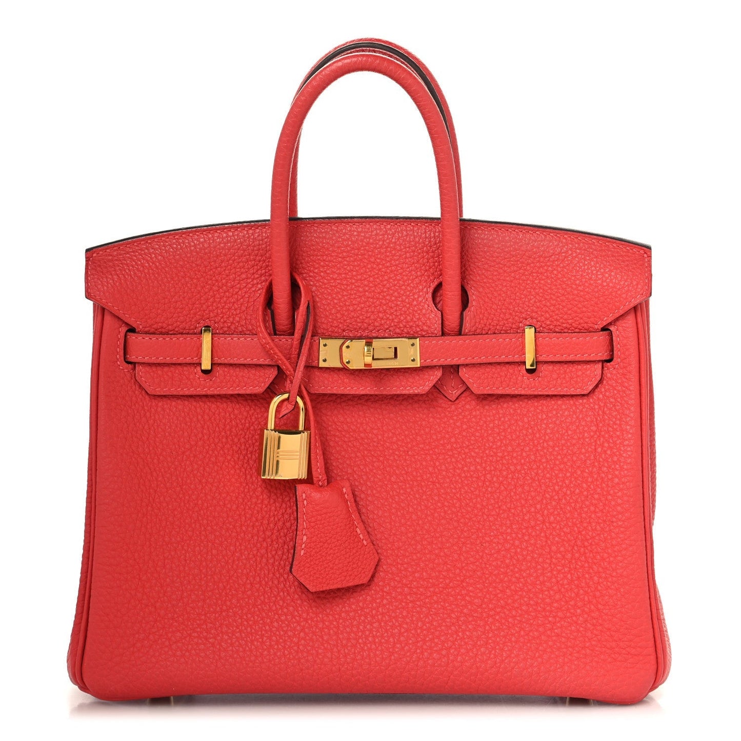 Togo Birkin 25 Rouge Pivoine