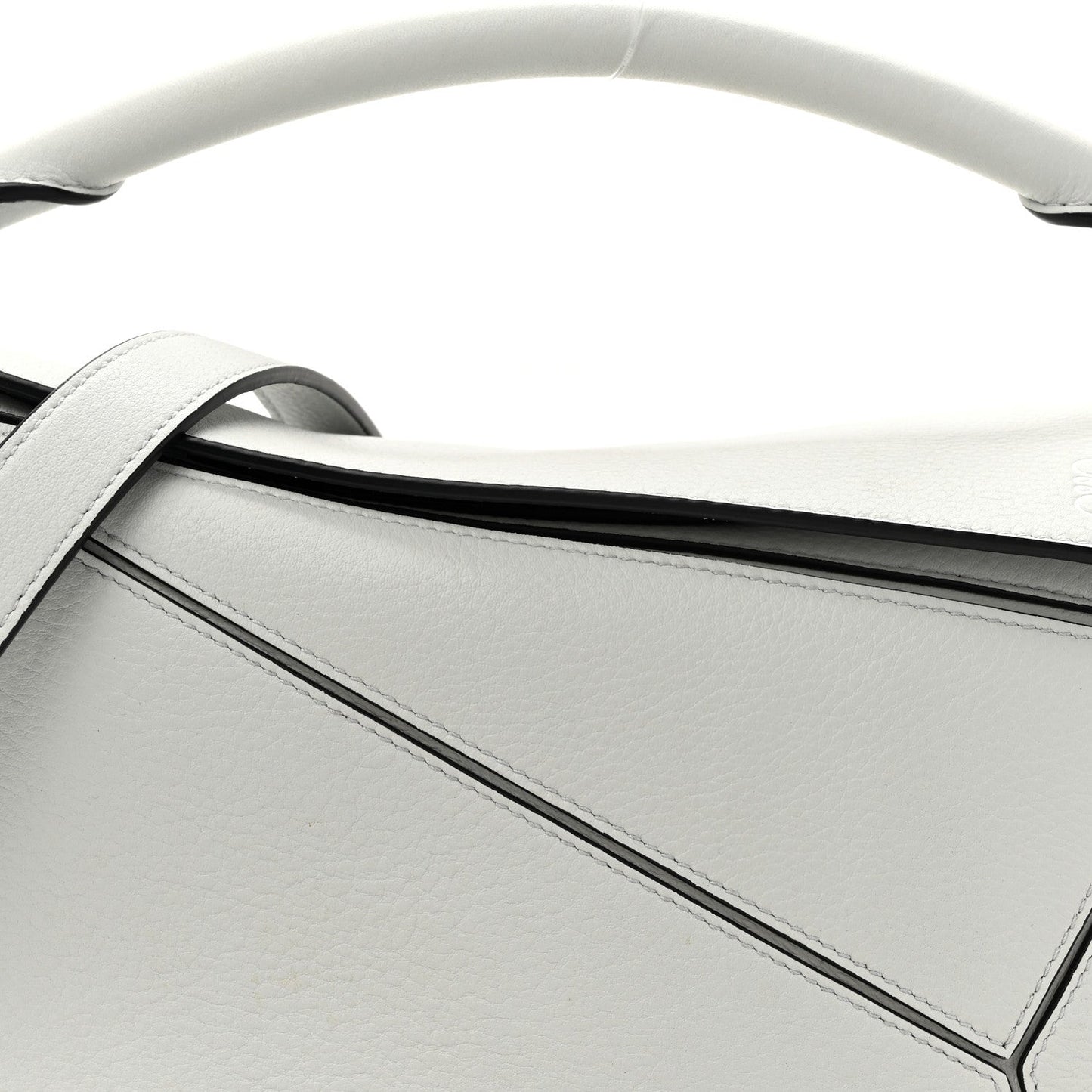 Calfskin Small Puzzle Bag Kaolin