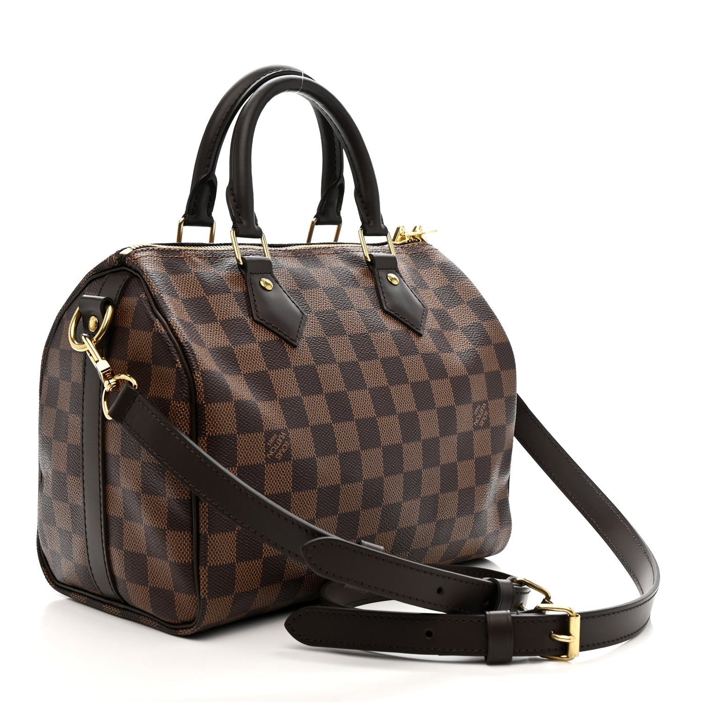 Damier Ebene Speedy Bandouliere 25