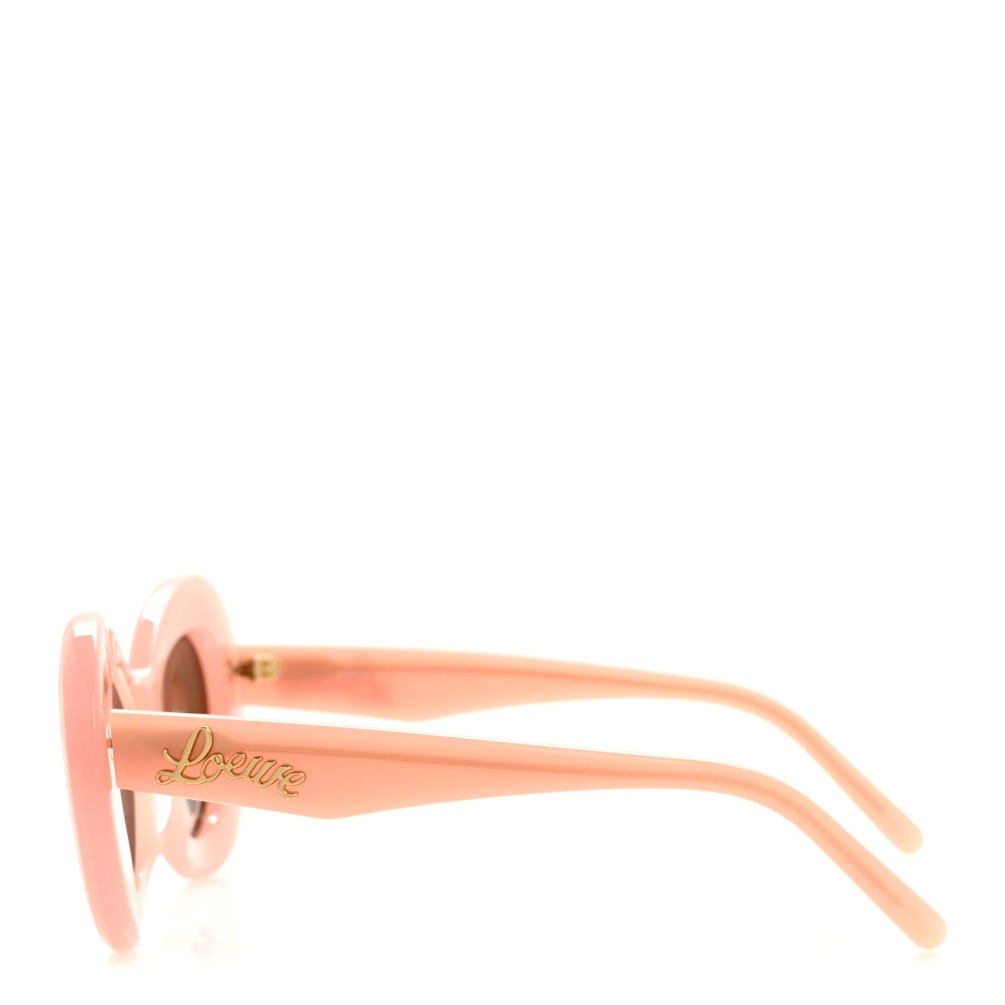 Acetate Curvy Round Sunglasses LW40112I Pink