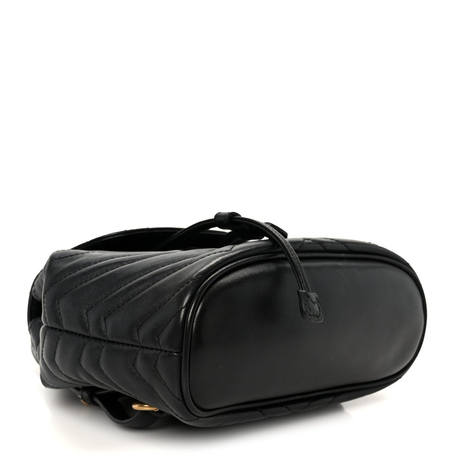 Calfskin Matelasse GG Marmont Flap Backpack Black
