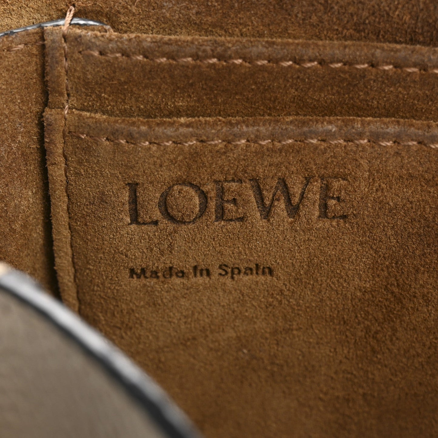 Grained Calfskin Mini Gate Crossbody Bag Light Oat