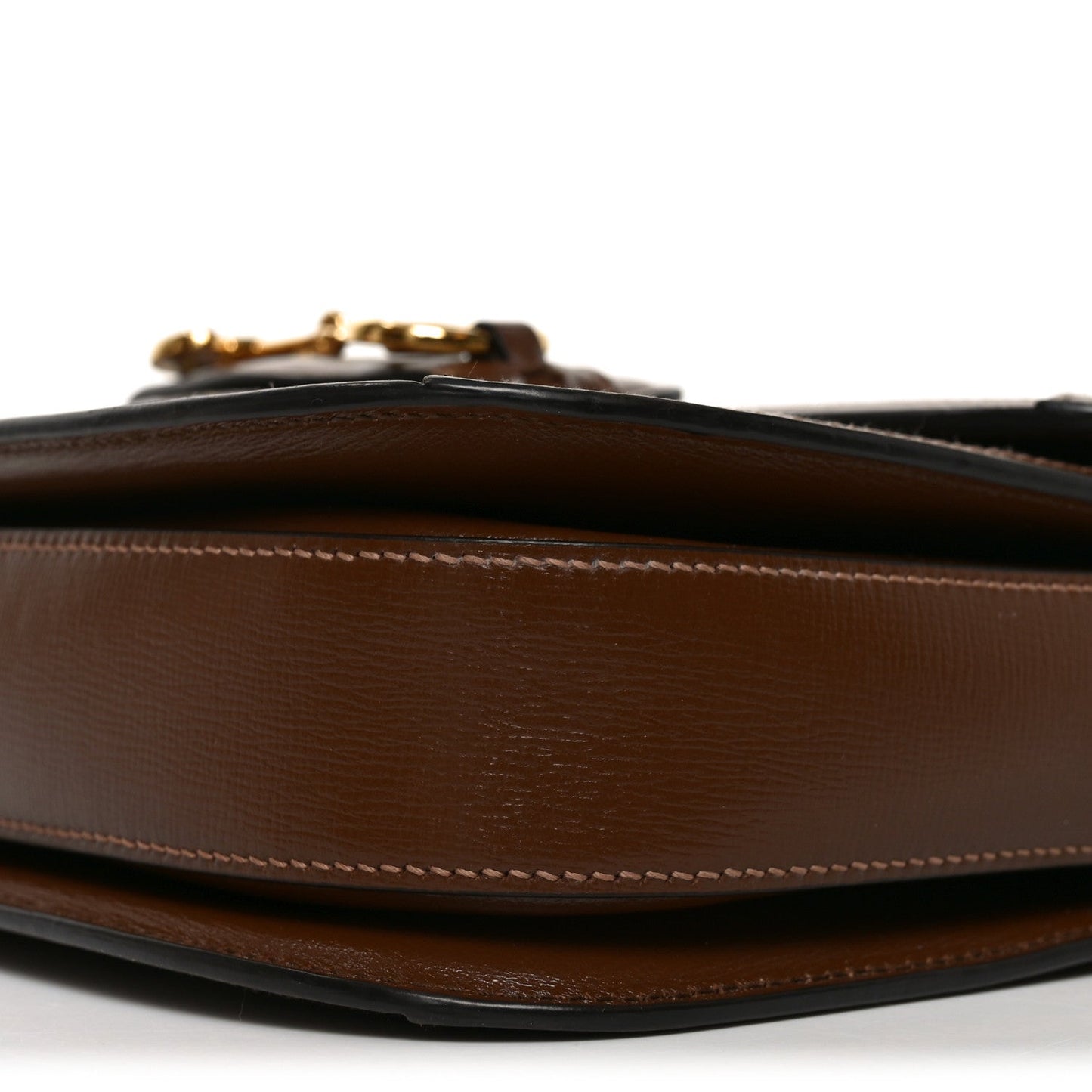 GG Supreme Monogram Horsebit 1955 Shoulder Bag Beige Brown Sugar