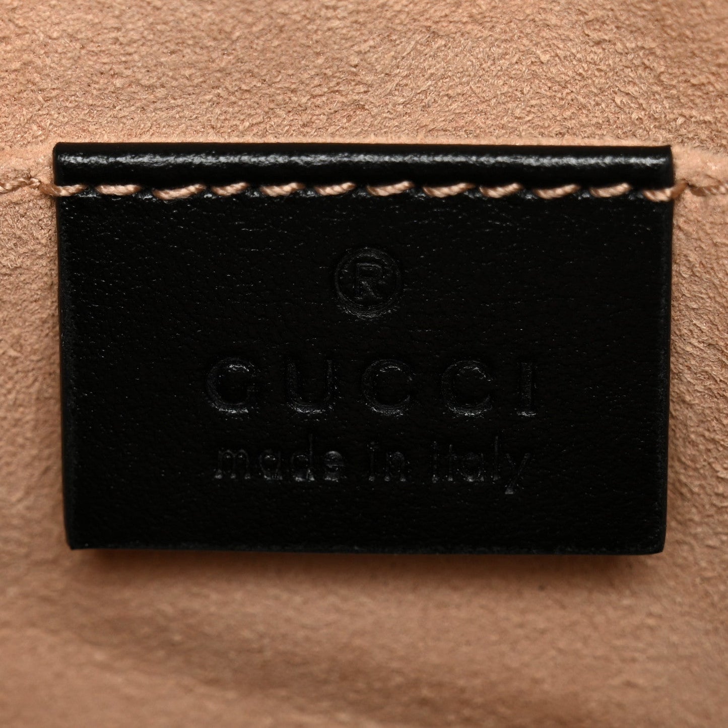 Calfskin Matelasse Mini GG Marmont Chain Shoulder Bag Black